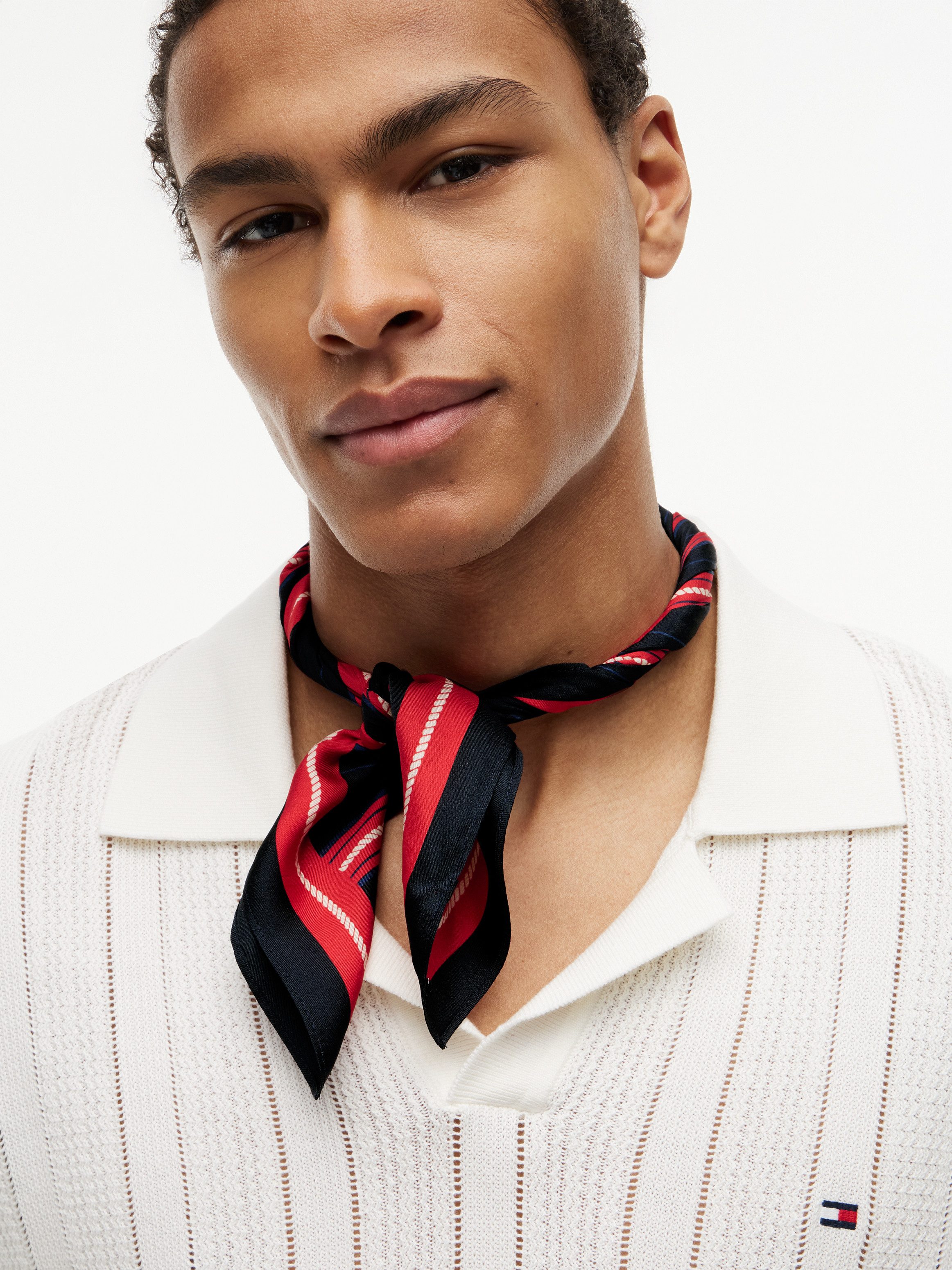 Tommy Hilfiger Halstuch TH NAUTICAL SILK SCARF