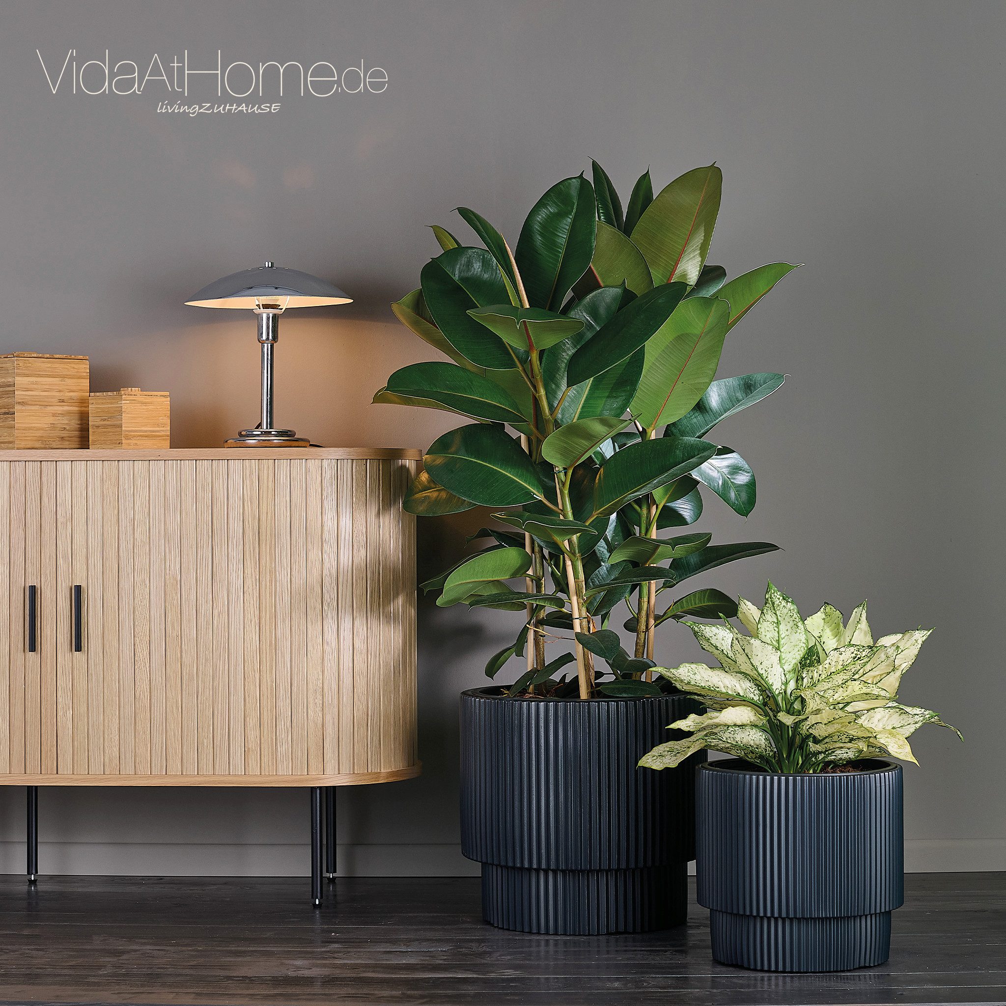 VidaAtHome.de Blumentopf Design-Pflanzgefäße-Set IVY (2er Set) günstig online kaufen