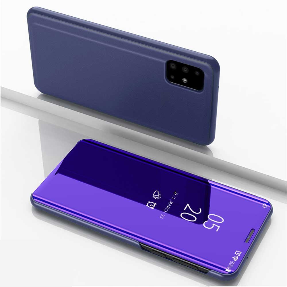 FITSU Handyhülle Handytasche für Samsung Galaxy Hülle Flipcase Spiegel Handyhülle, Hülle für A55, A35, A25, A15, A05s, A54, A53, A52, A51, A17, A37, A57