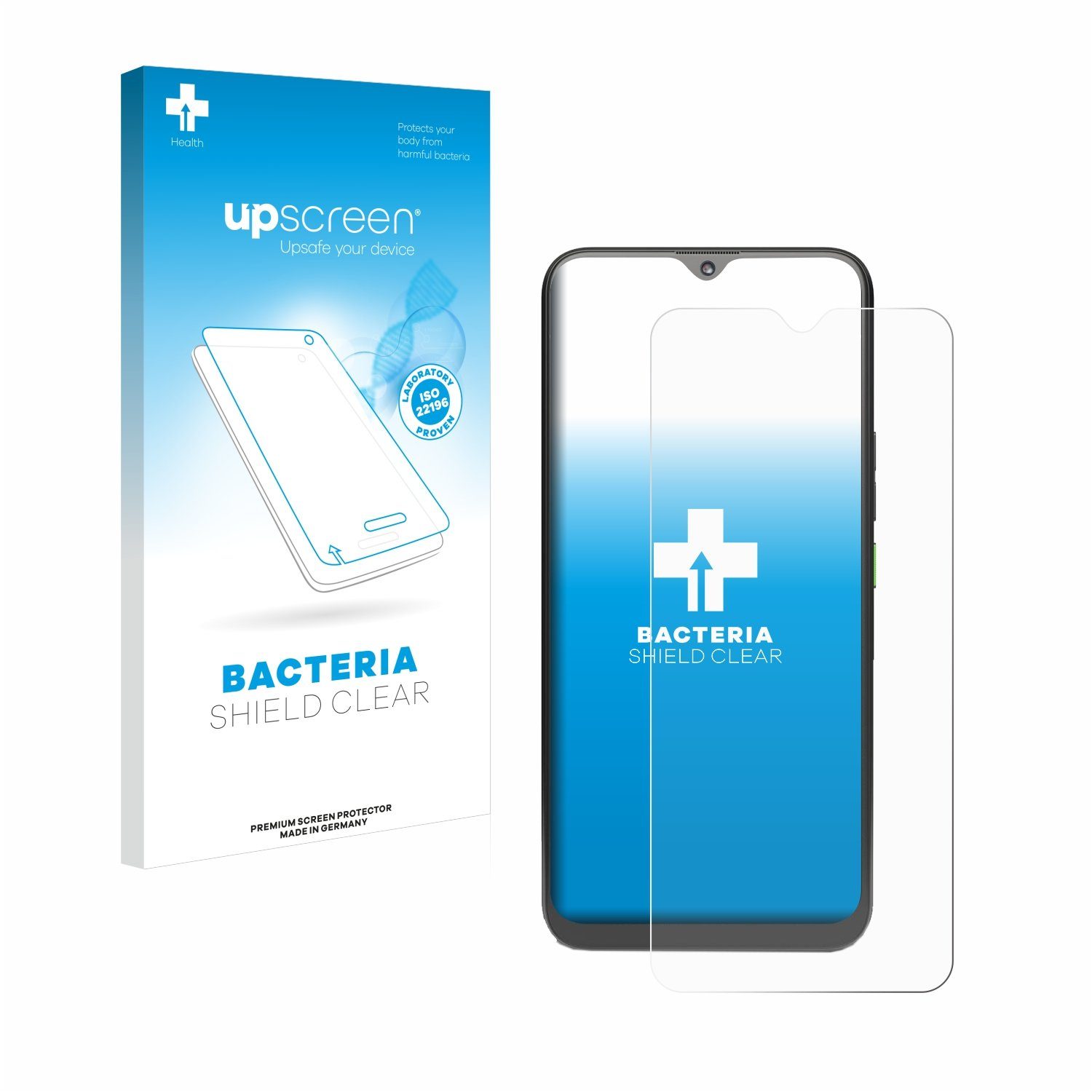 upscreen Schutzfolie für 4G Systems Rephone, Displayschutzfolie, Folie Premium klar antibakteriell