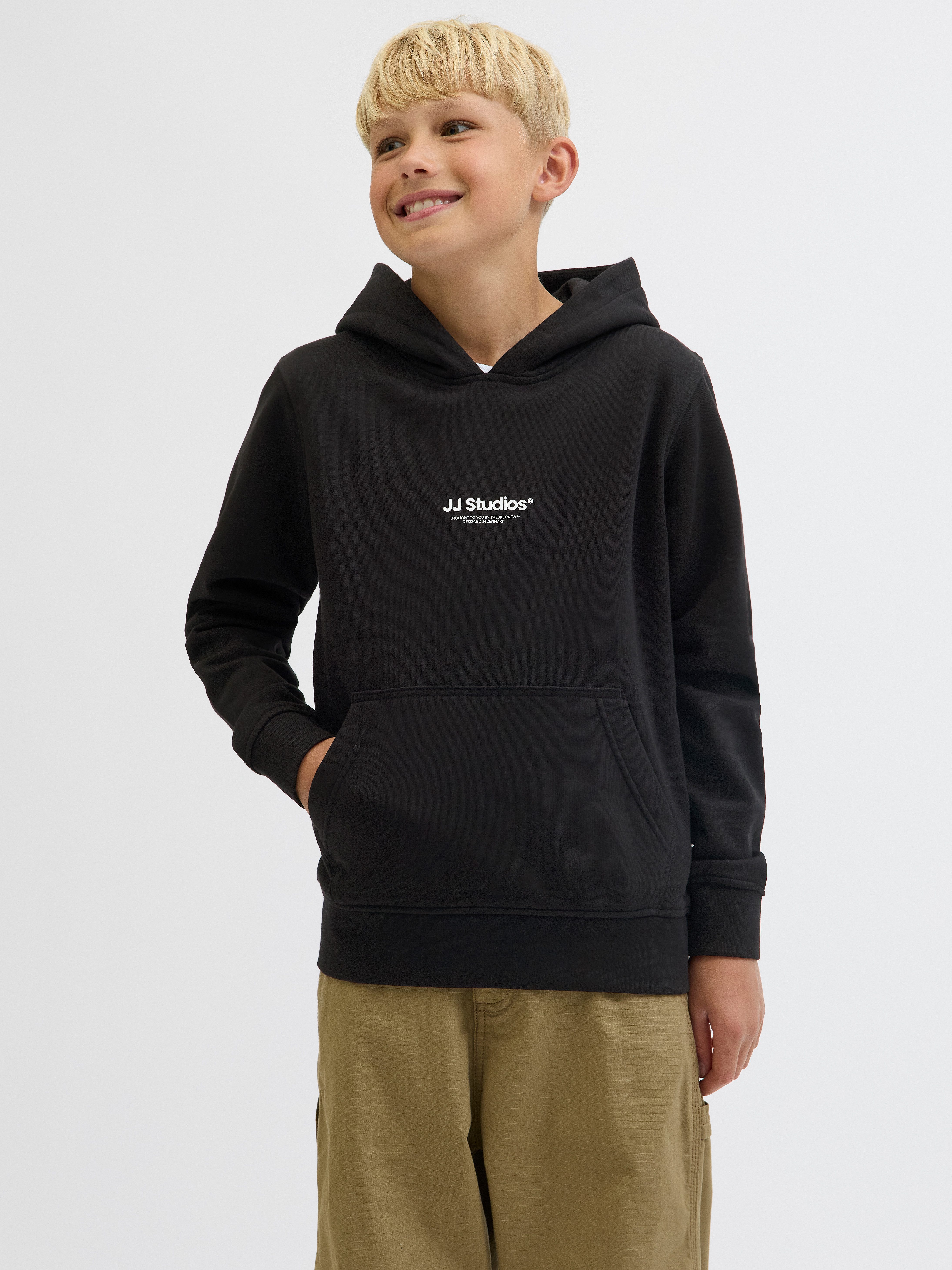 Jack & Jones Junior Kapuzensweatshirt JJESOHO SWEAT HOOD NOOS JNR Baumwollmischung, relaxed fit