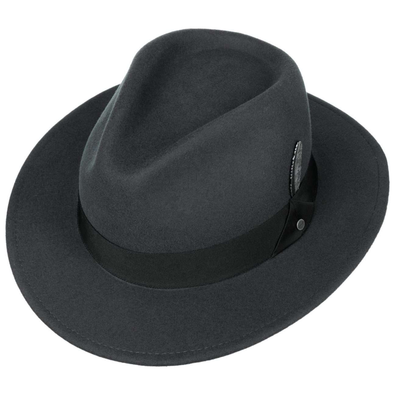 Stetson Filzhut (1-St) Wollfilzhut mit Ripsband