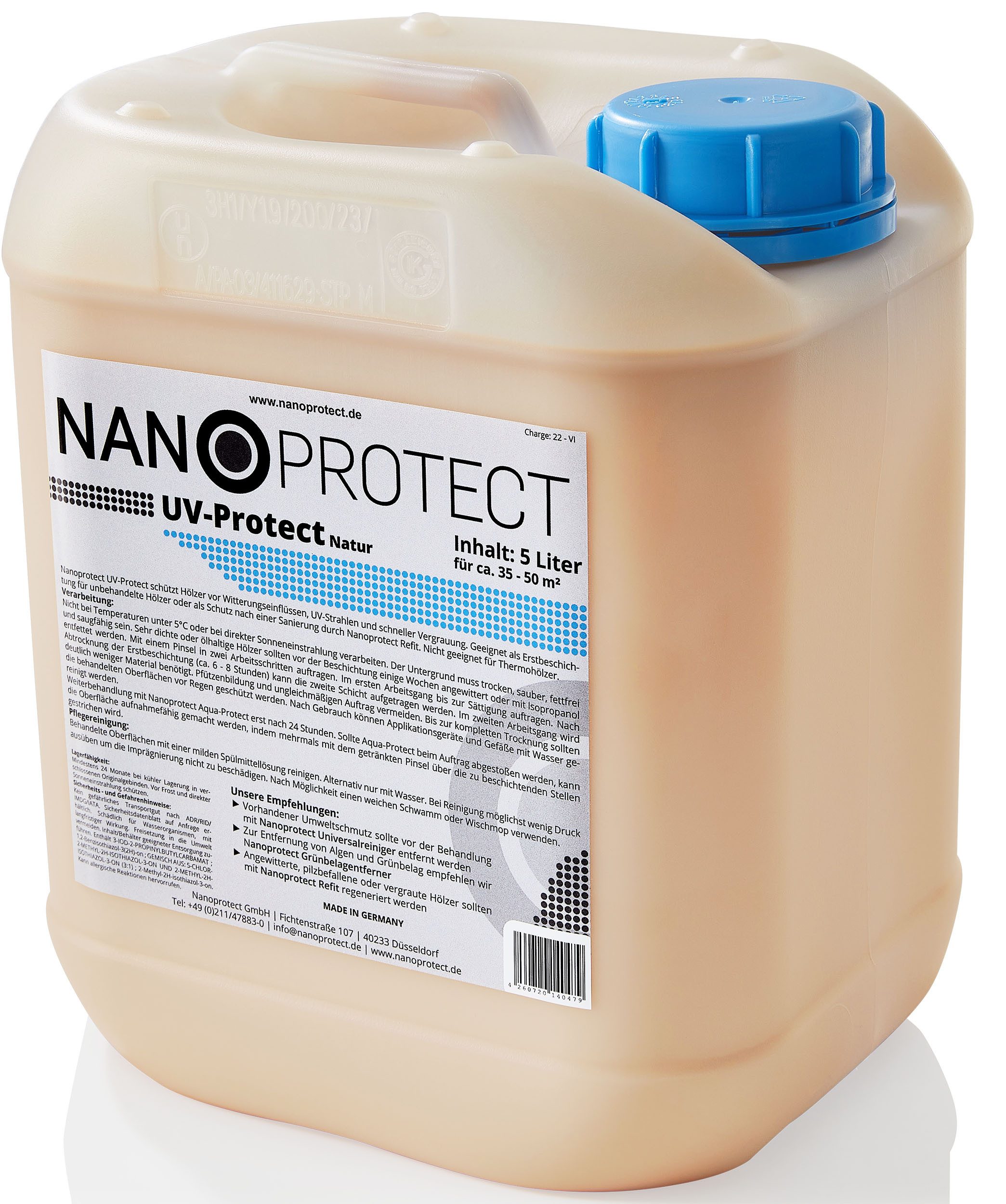 Nanoprotect Holzöl UV-Protect Natur (unpigmentiert)