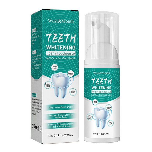 DABE Zahnpasta “Schaum Zahnpasta Entfernen Sie Zahnbelag Flecken Zahnaufhellung”, (1-St)