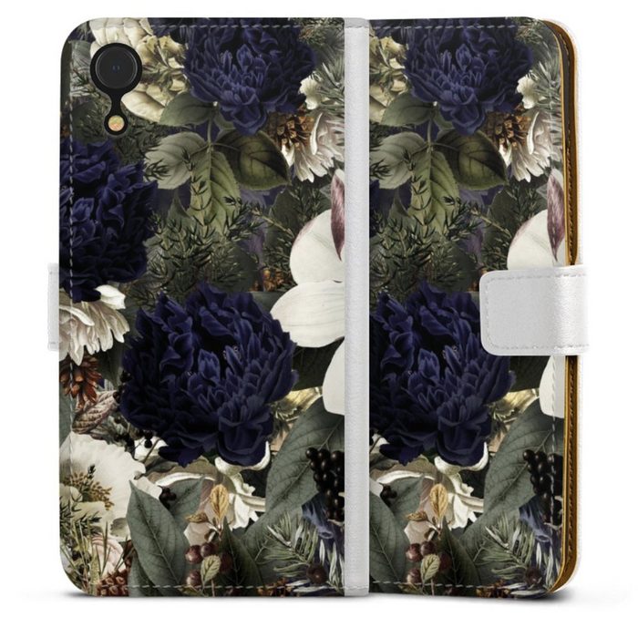 DeinDesign Handyhülle Utart Vintage Blumen Natur Blumen Apple iPhone Xr Hülle Handy Flip Case Wallet Cover Handytasche Leder