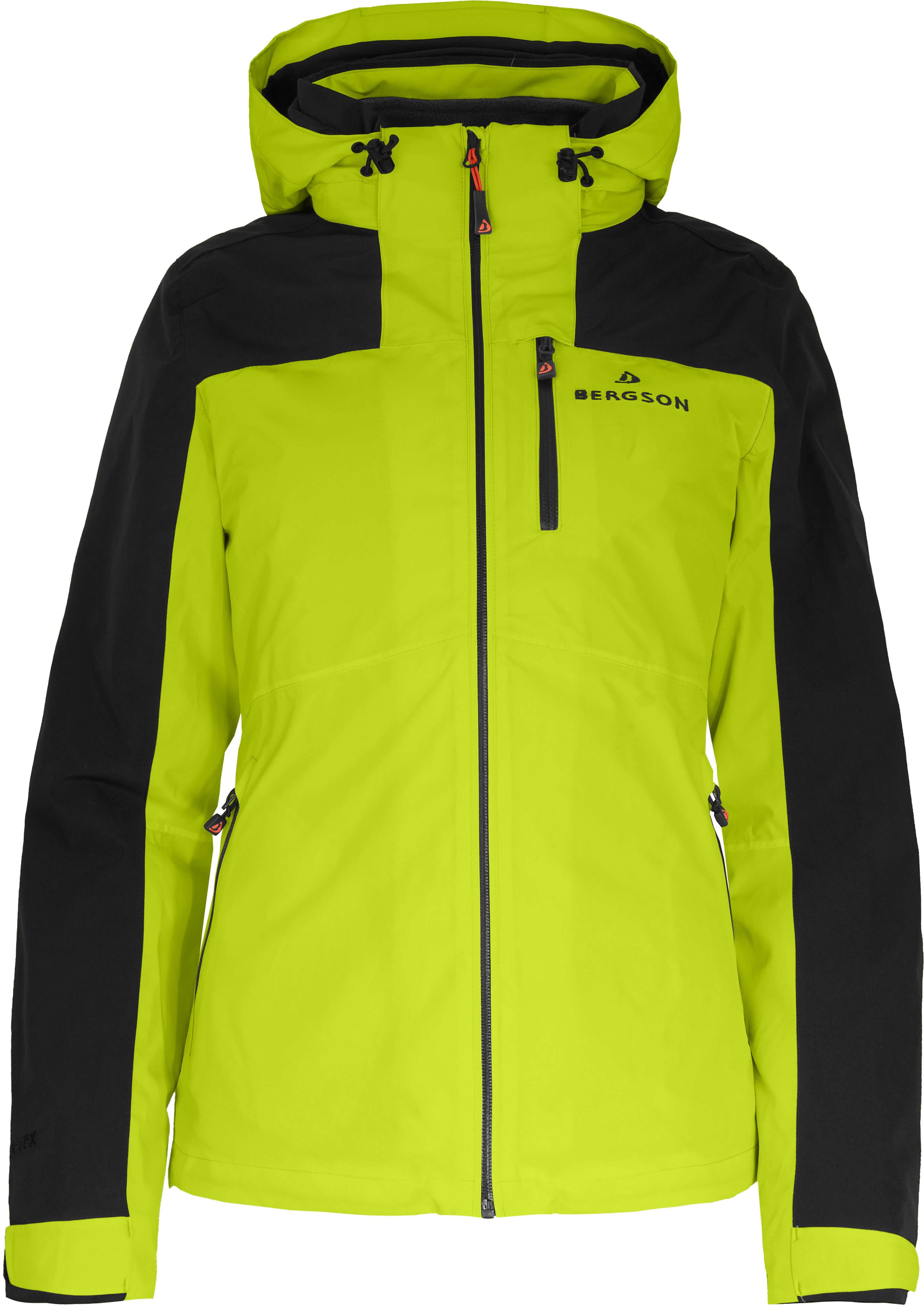 Bergson Regenjacke KURRIKA Doppeljacke Damen Regenjacke, Fleece Innenjacke, 20000 mm Wassersäule, Normalgröß