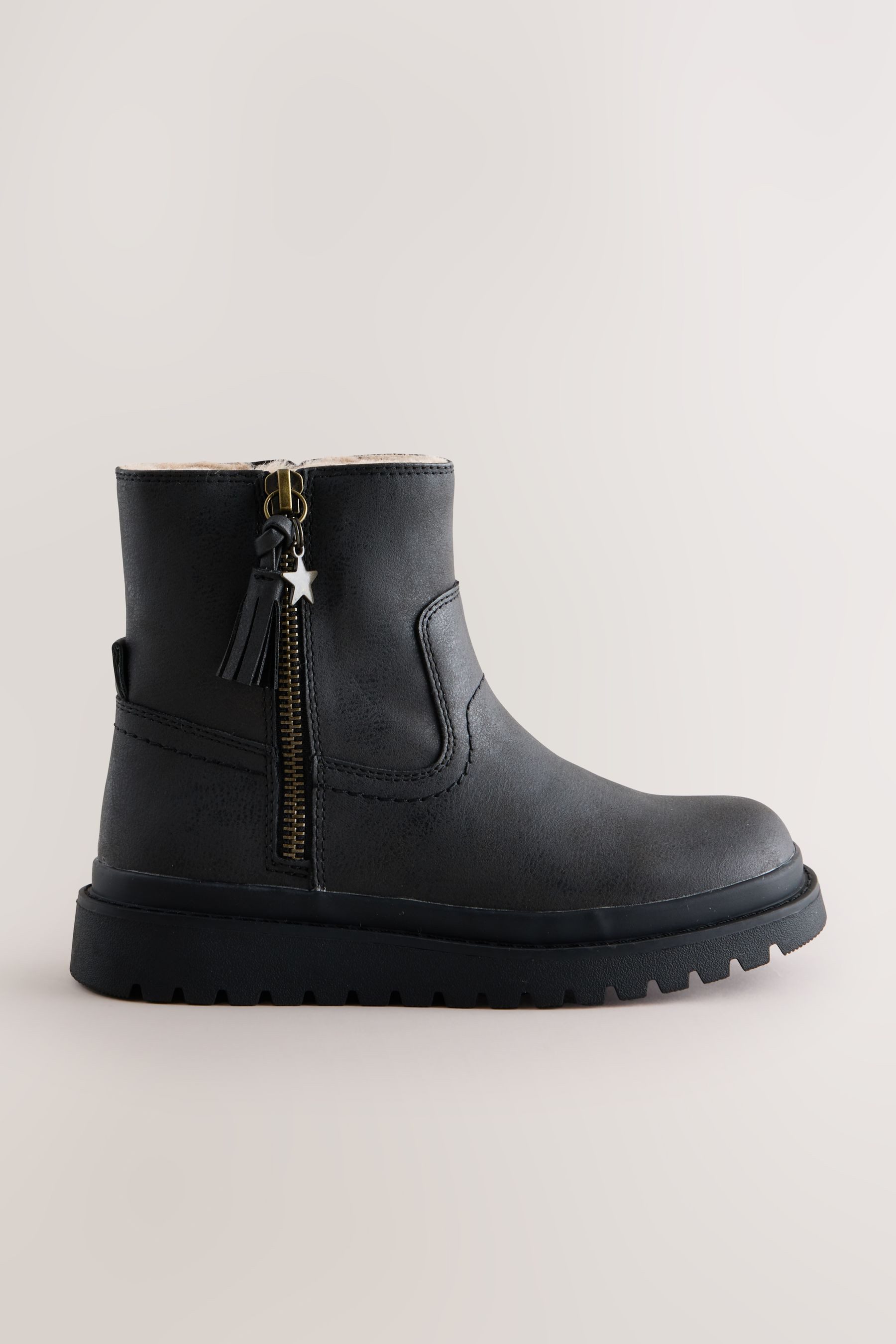 Next Stiefel mit Fransen, weite Passform Stiefel (1-tlg)