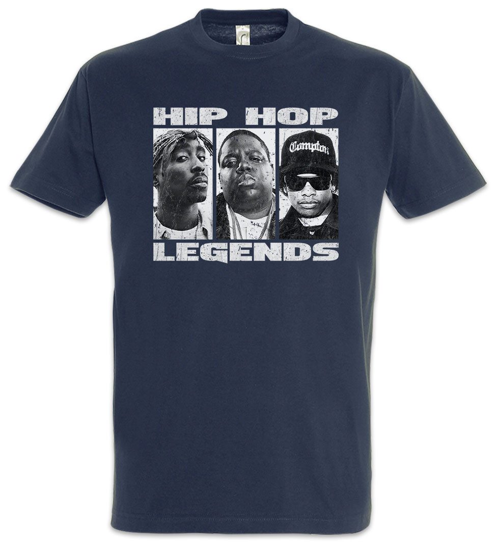 Urban Backwoods Print-Shirt Hip Hop Legends Herren T-Shirt Rap Gangster Legenden Heroes Rapper (1-tlg) Producer Produzent Musik Music