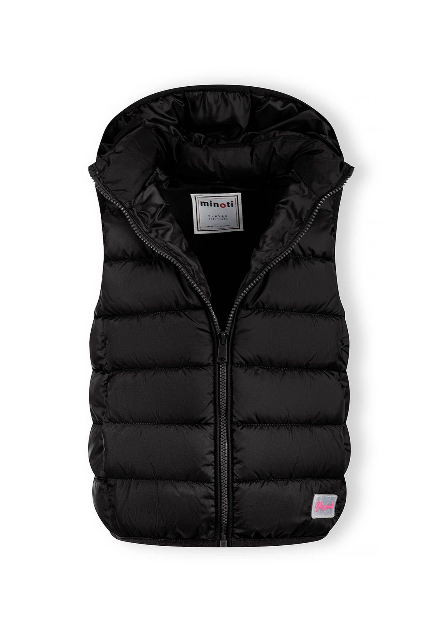 MINOTI Steppweste Steppweste mit Reißverschluss und Kapuze (2y-14y)