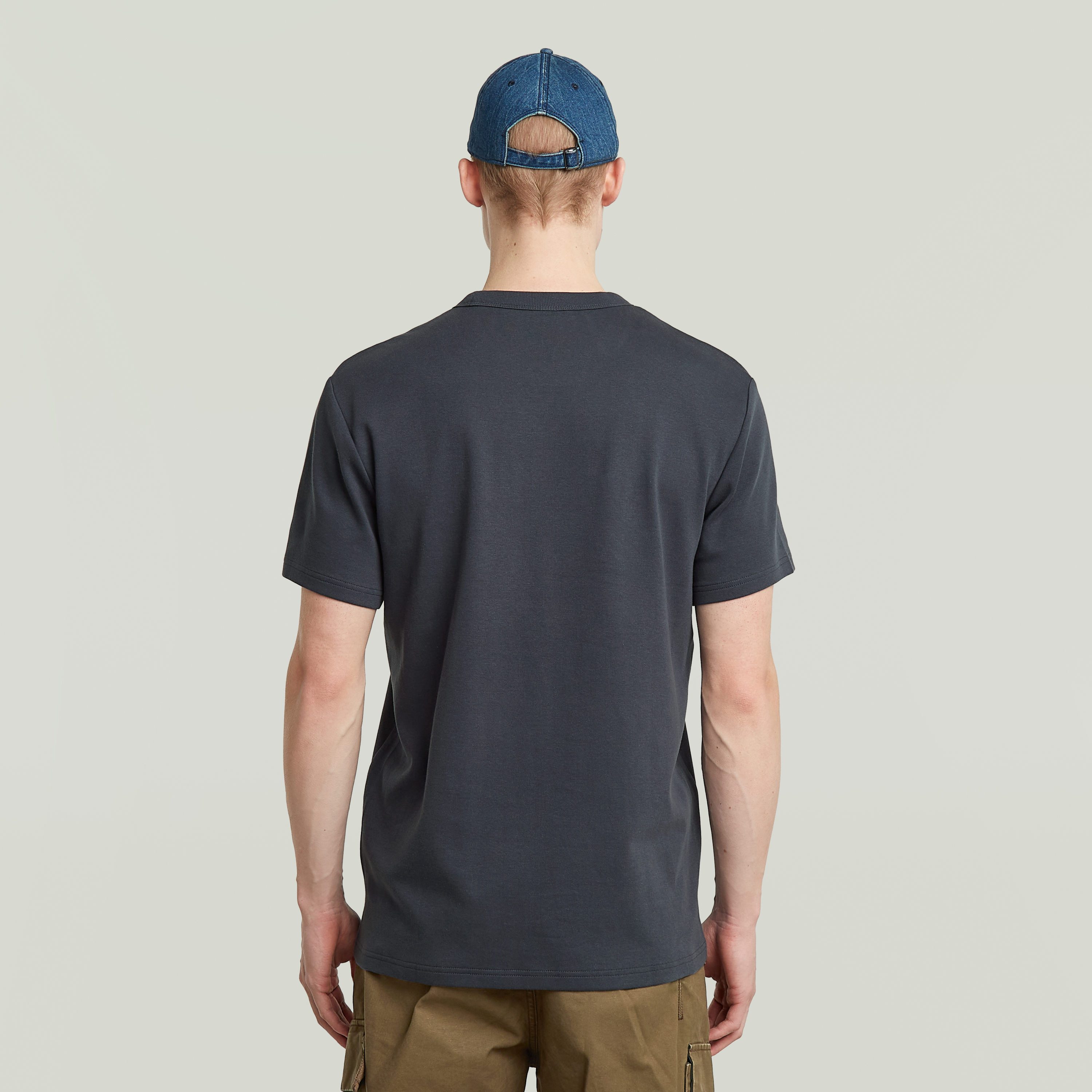 G-STAR T-Shirt Nifous Rundhals, mit Rippeinsatz günstig online kaufen
