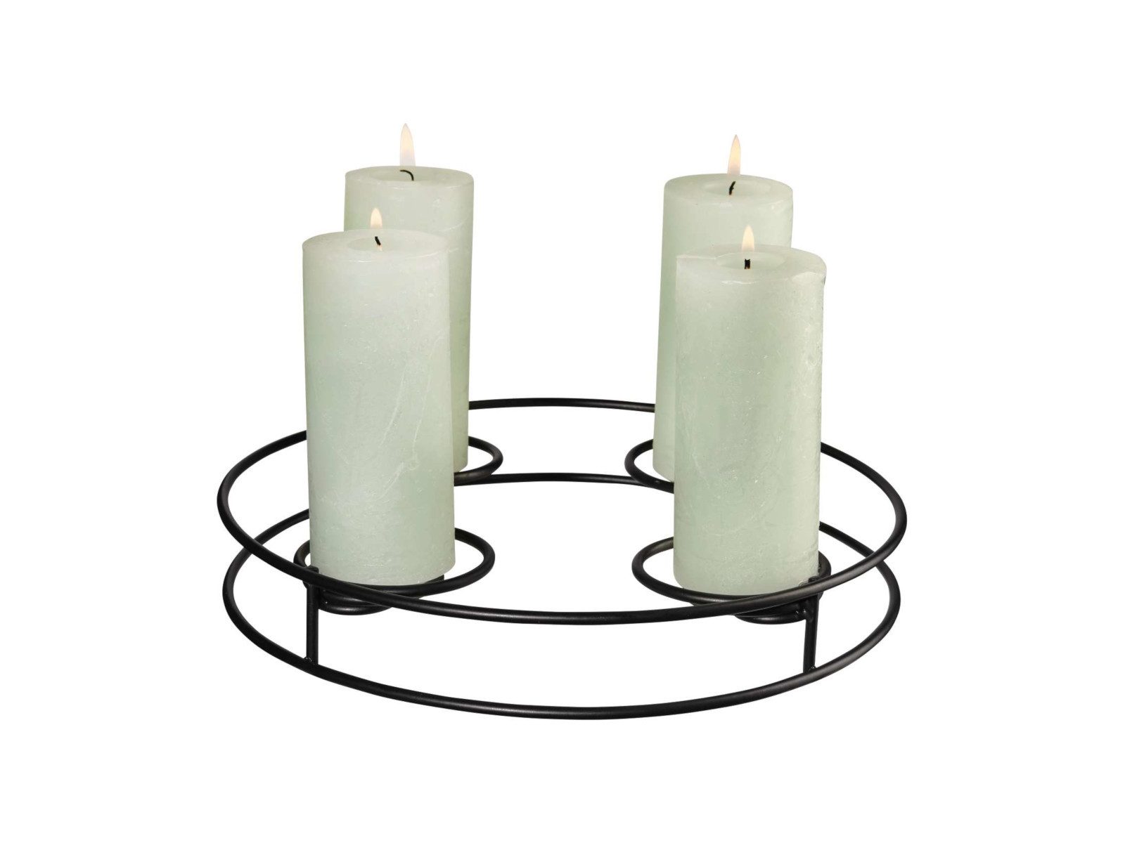ASA SELECTION Kerzenständer ASA Kerzenständer rund multifunktional Ø 24,5 cm, Wohnaccessoires