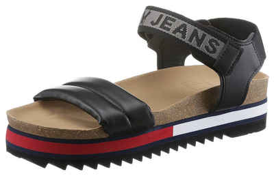 Tommy Jeans FLAG OUTSOLE TOMMY JEANS SANDAL Sandalette mit Klettverschluss