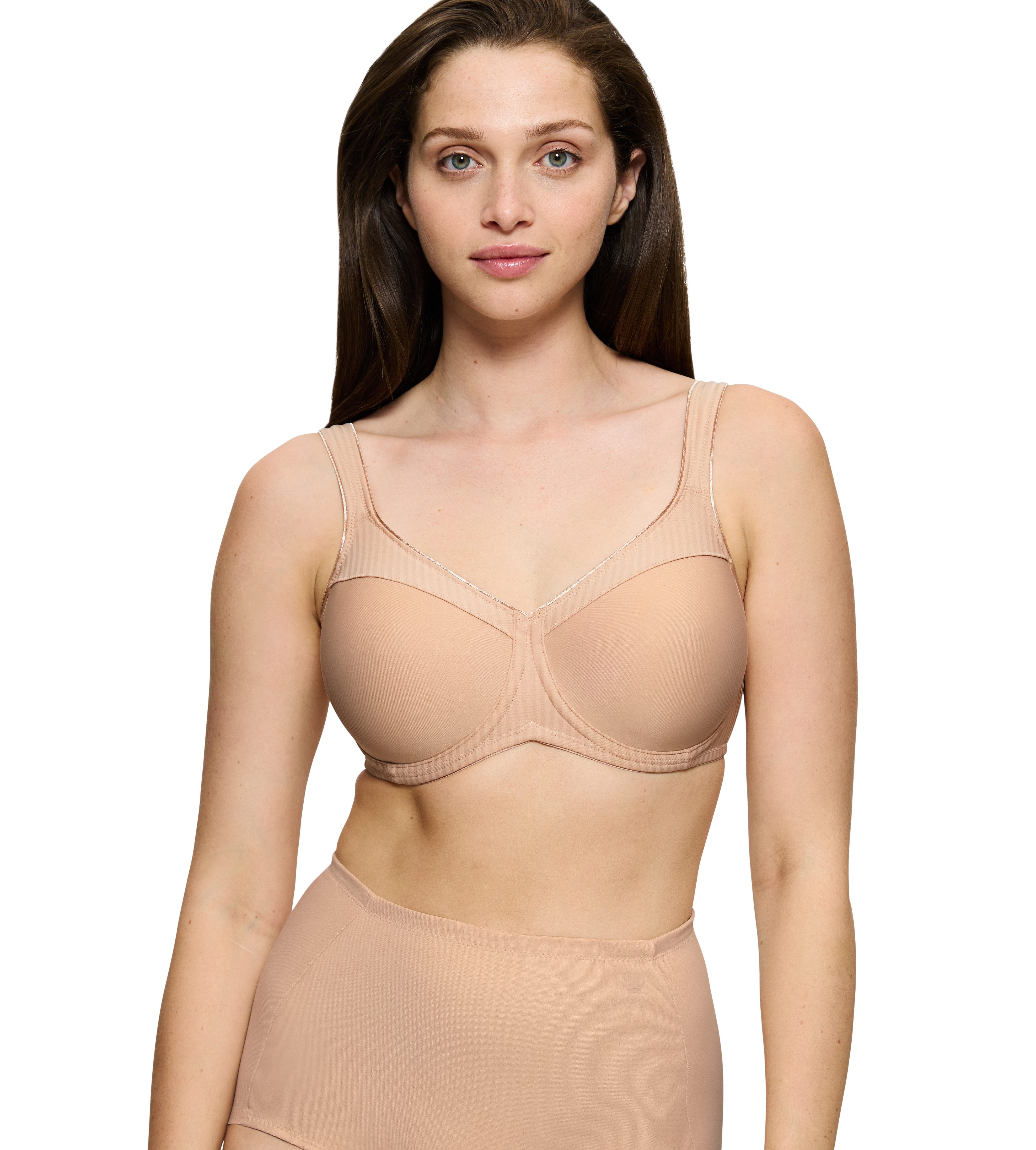 Triumph Minimizer-BH Modern Soft+Cotton verkleinert die Brust optisch um eine Cup-Größe