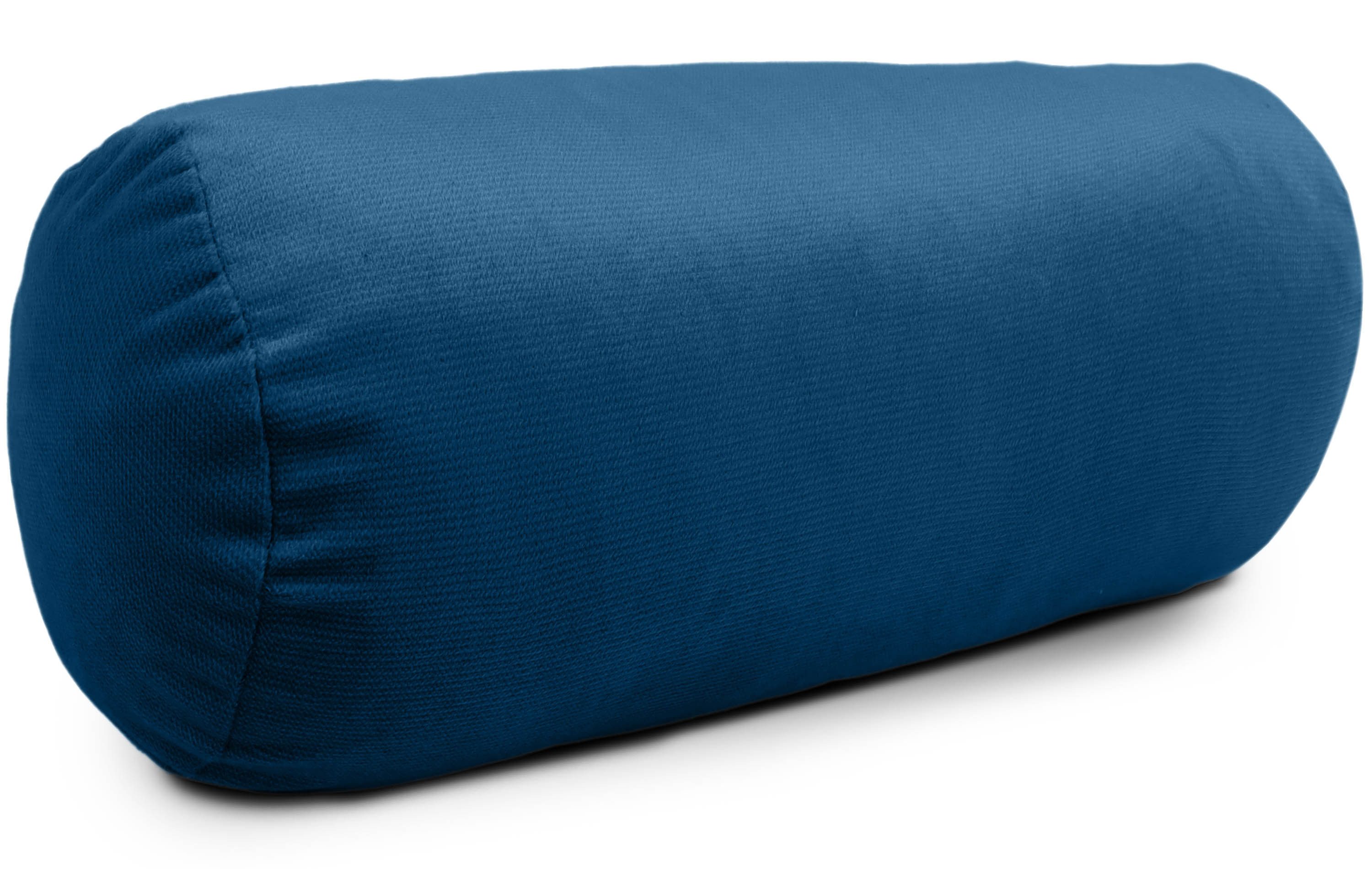 Amilian Nackenrolle 15x40 cm mit Bezug - Kissenrolle - Bettrolle - Nackenstütze, Nackenrolle mit Bezug, ideal als Sofakissen, Kissen, Dekokissen, dekoratives Lagerungskissen für Sofa und Bett