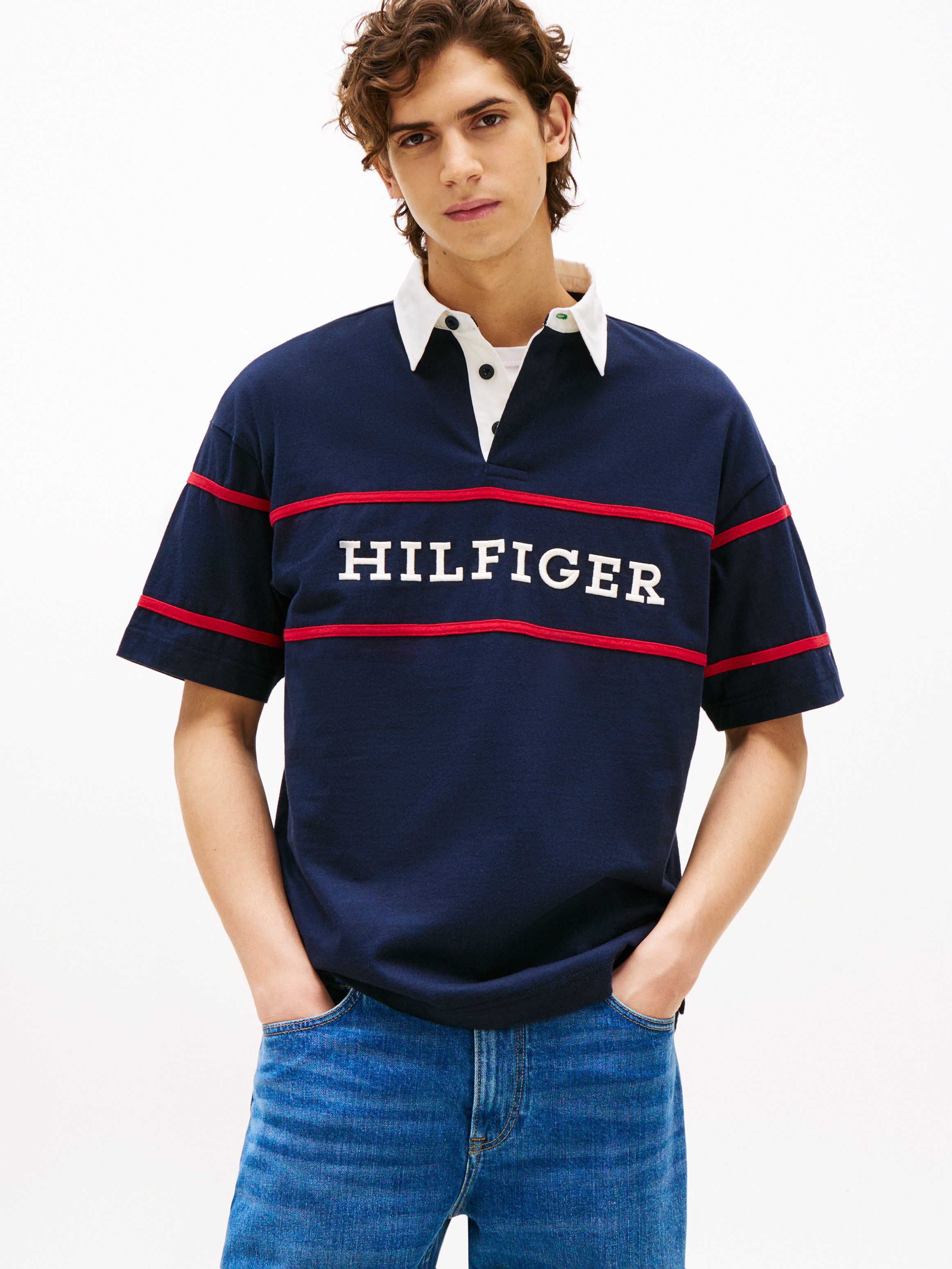 Tommy Hilfiger Rugbyshirt AMERICANA COLOURBLOCK SS günstig online kaufen