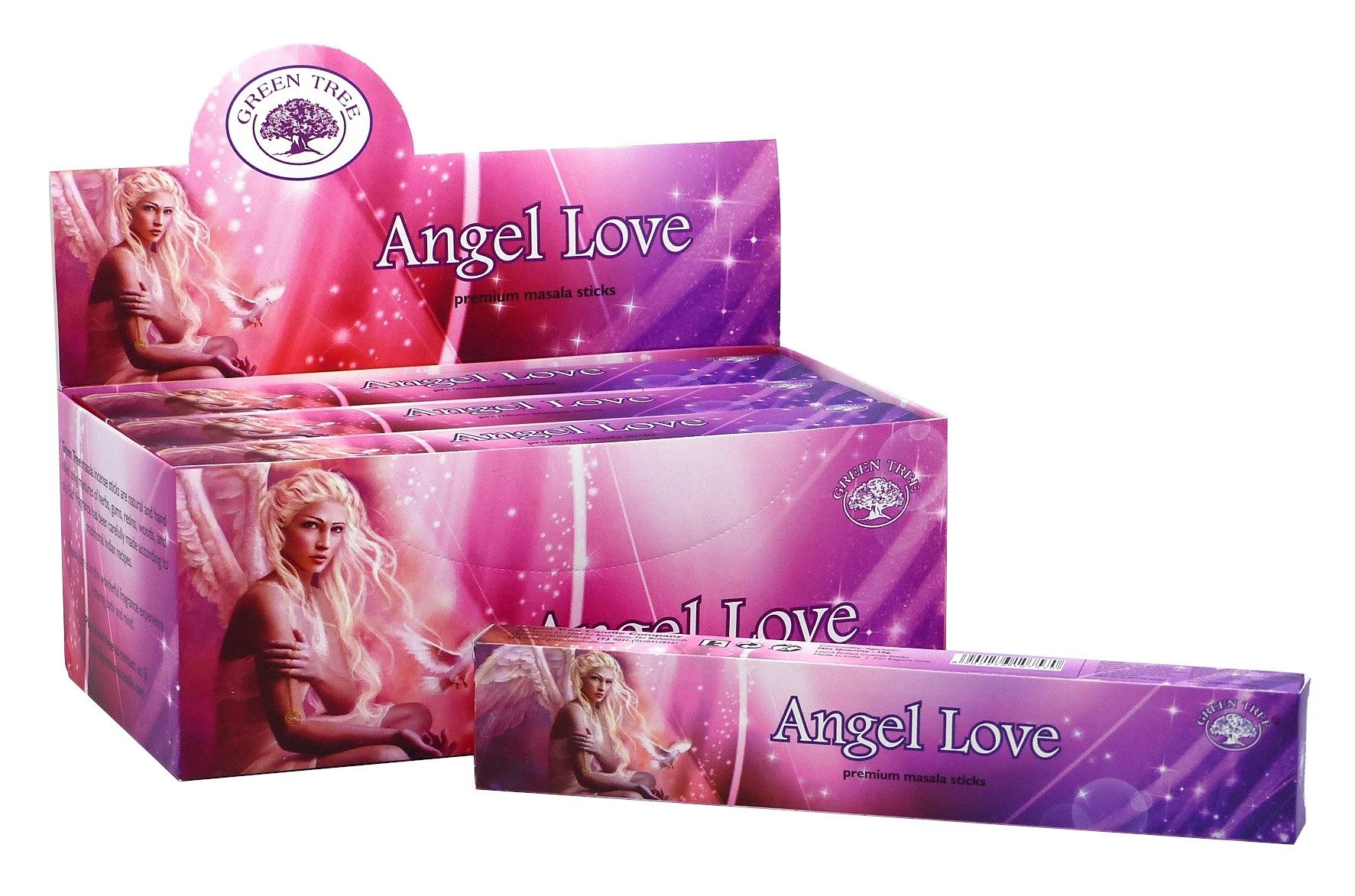 Green Tree Ароматические палочки Green Tree Incense "Angel Love" 15gr.
