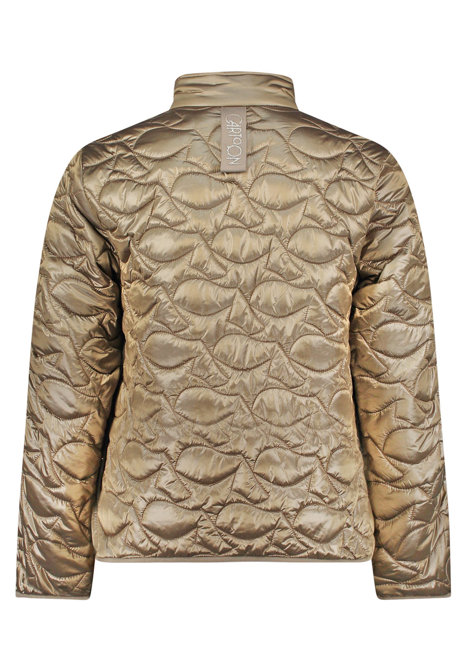 Cartoon Steppjacke Damen mit Eingrifftaschen