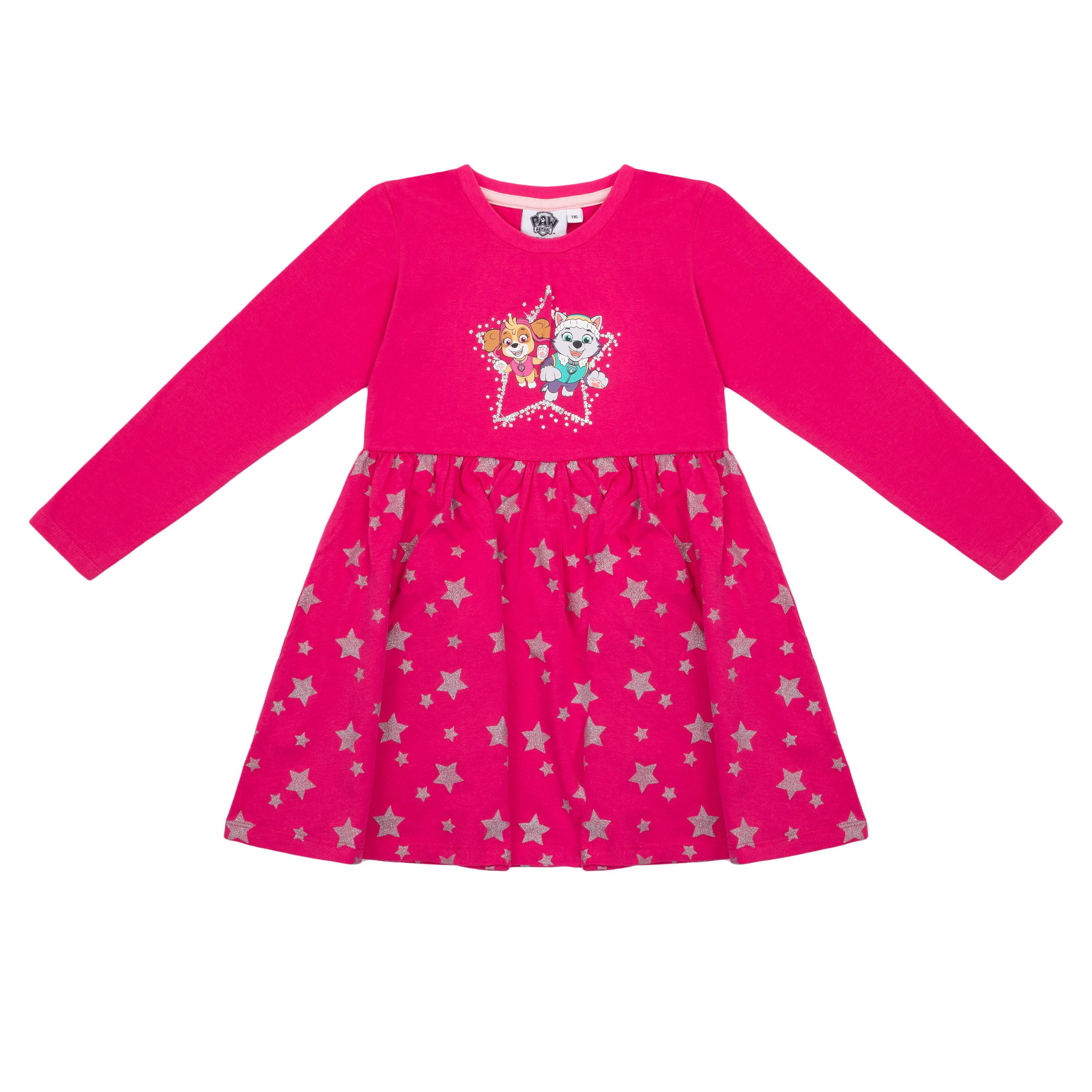 PAW PATROL Midikleid Paw Patrol Kleid langarm