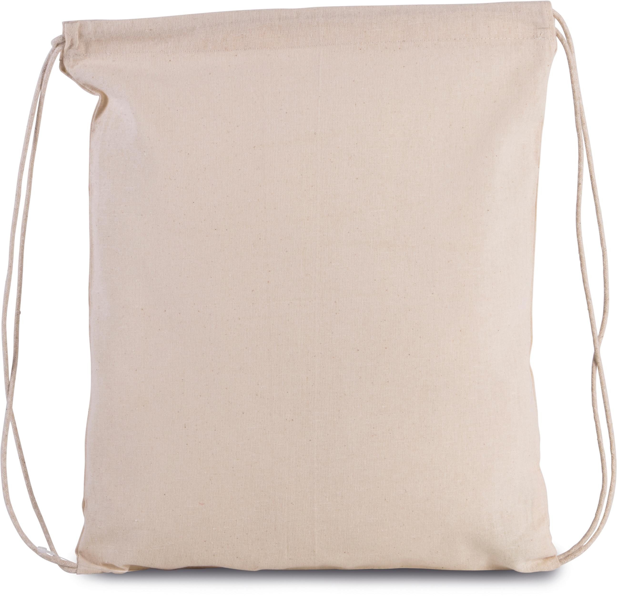 KiMOOD Turnbeutel Kleiner Rucksack aus Bio-Baumwolle mit Kordeln