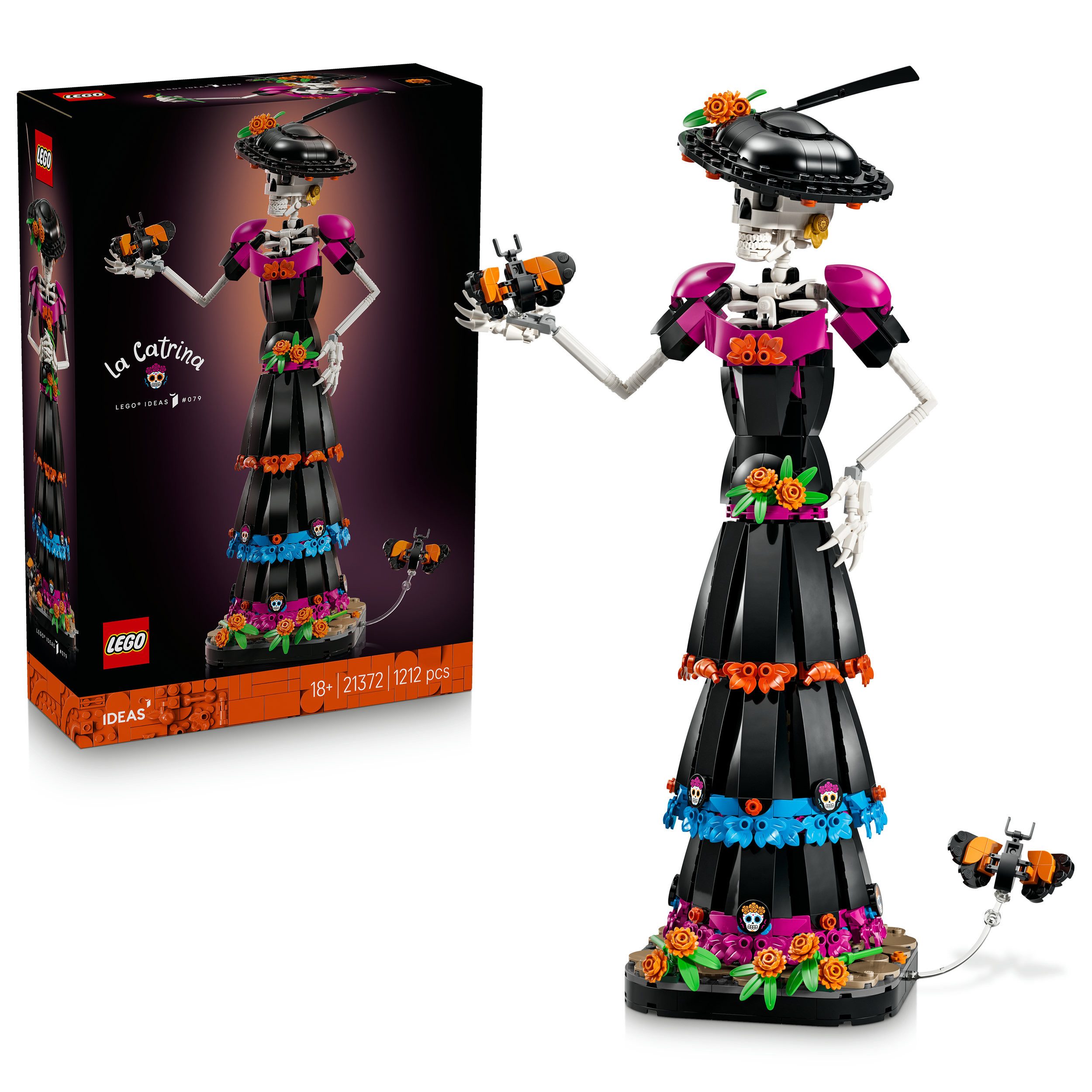 LEGO® La Catrina (21372), LEGO LEGO Ideas Konstruktionsspielsteine, (1212 St), Made in Europe