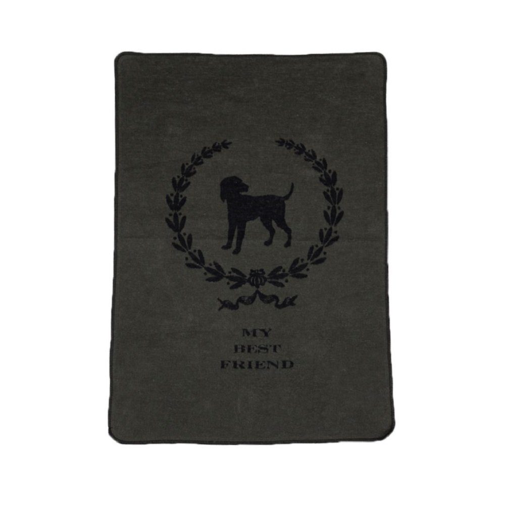 DAVID FUSSENEGGER Tierdecke Hundedecke 'my best friend' 70 x 90 cm