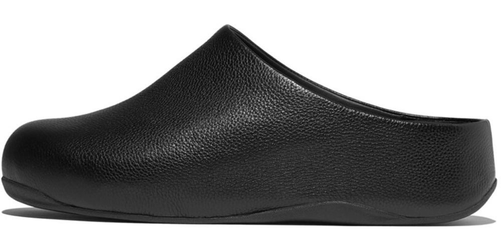 Fitflop Shuv Tumbled-Leather Clogs Clog