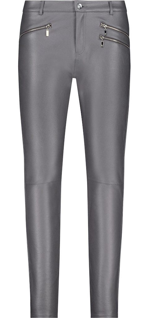 Monari 2-in-1-Hose Hose in Lederoptik anthracite günstig online kaufen