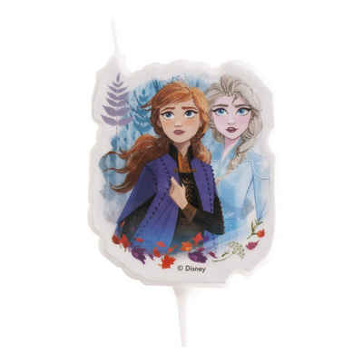 deKora Geburtstagskerze, Geburtstagskerze Frozen Anna und Elsa, Tortendeko Geburtstag