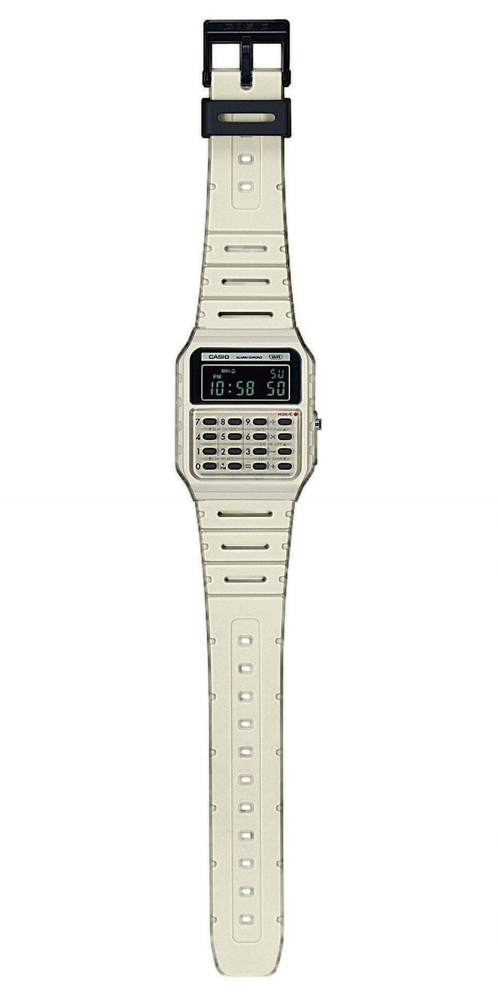 CASIO VINTAGE Digitaluhr mit Taschenrechner Vintage Edgy Beige günstig online kaufen