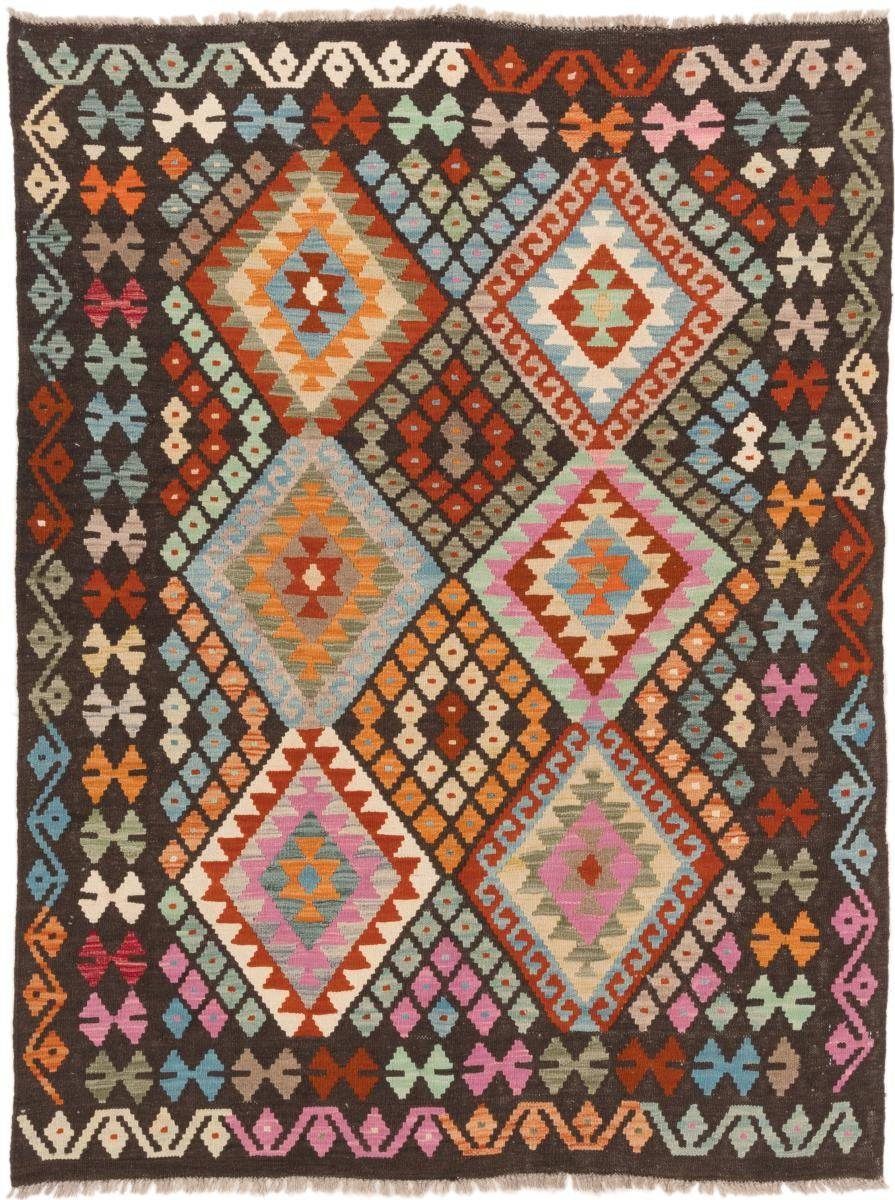 Afghan Orientteppich rechteckig, Kelim Höhe: Nain mm 146x193 Orientteppich, 3 Trading, Handgewebter