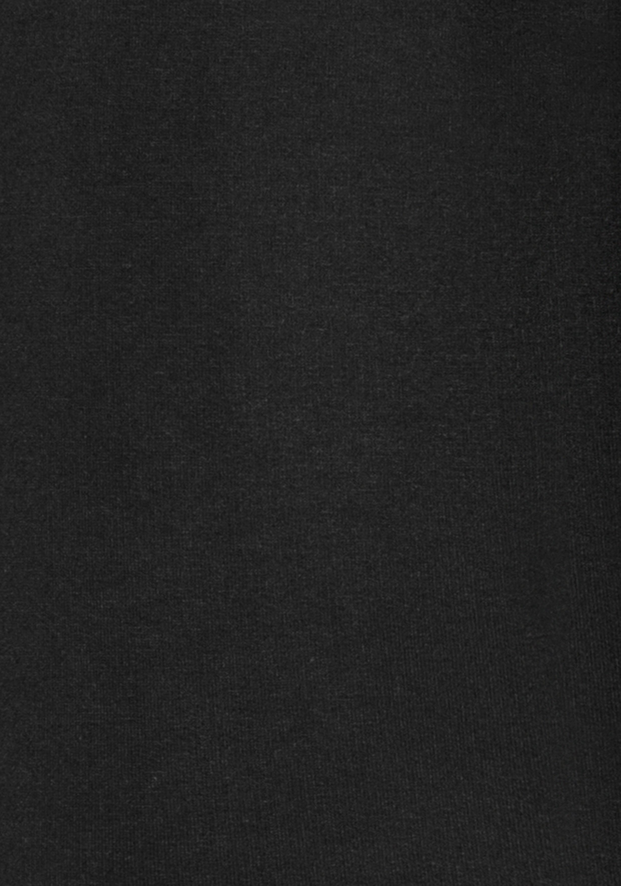 schwarz H.I.S Sweathose mit Streifen Logodruck seitlicher