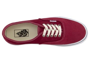 Vans Authentic Sneaker mit kontrastfarbenem Logo an der Ferse