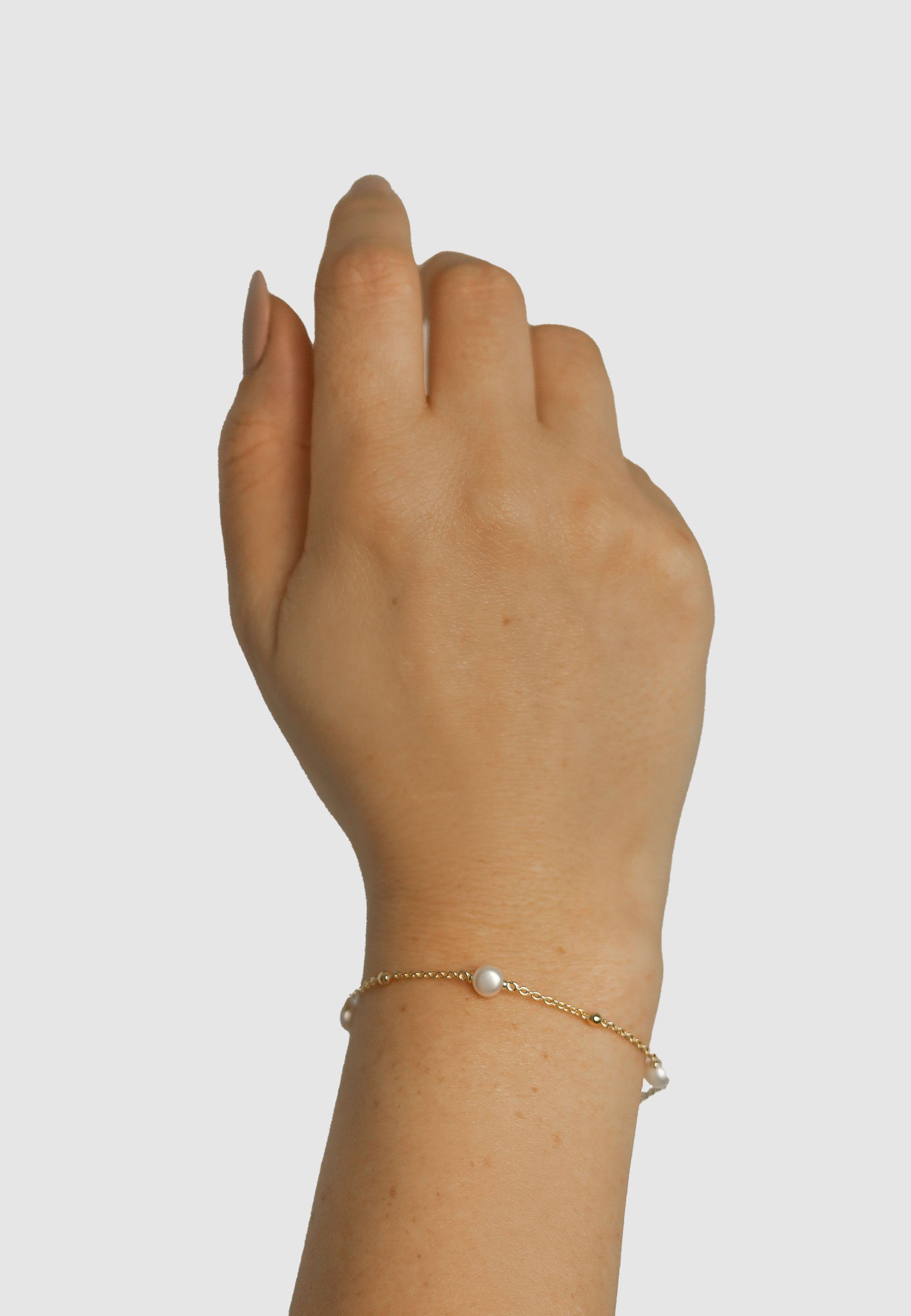 Flair, mit Süßwasserperlen Baroque NANA Armband schimmernden KAY