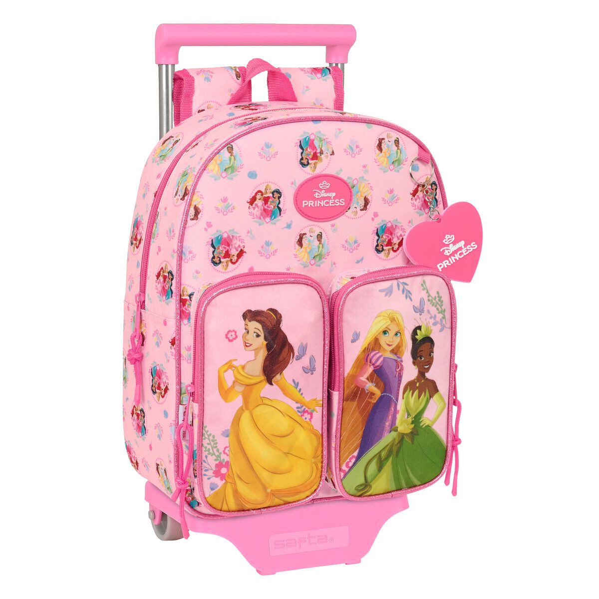 Princesses Disney Rucksack 26 x 11 x 67 cm Kinder Rucksack Disney Princess Rosa 26x11x67 cm 26x34