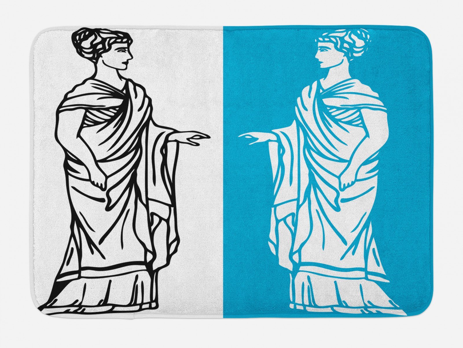 Badematte »Plüsch Badezimmer Dekor Matte mit rutschfester Rückseite