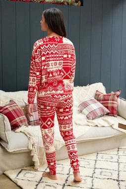 Next Pyjama Langärmeliger Pyjama aus Baumwolle (2 tlg)
