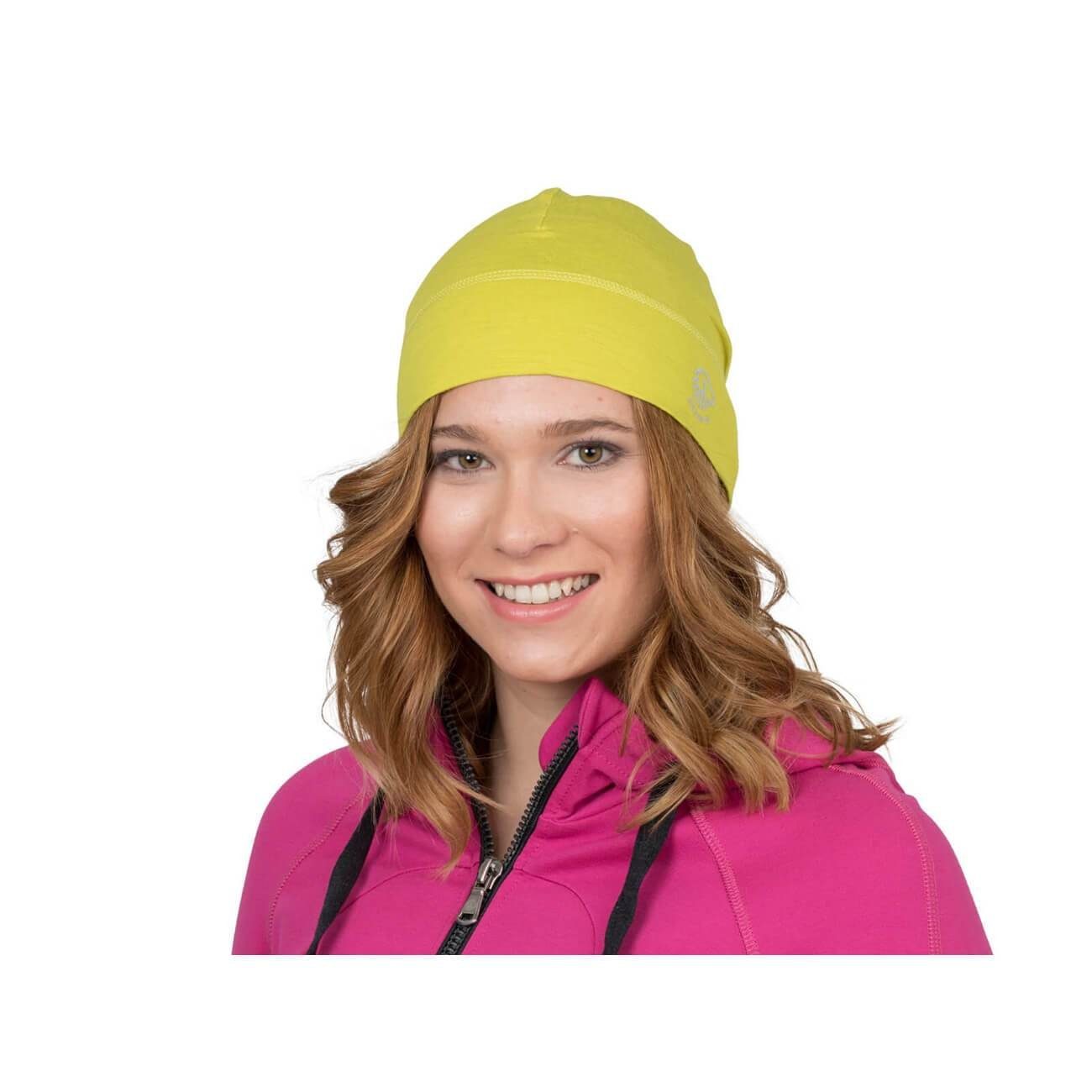 Giesswein Strickmütze Unisex Helm-Unterziehmütze Gamsstein