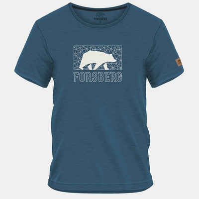 FORSBERG Rundhalsshirt »FORSBERG Jesperson T-Shirt mit Brustlogo«