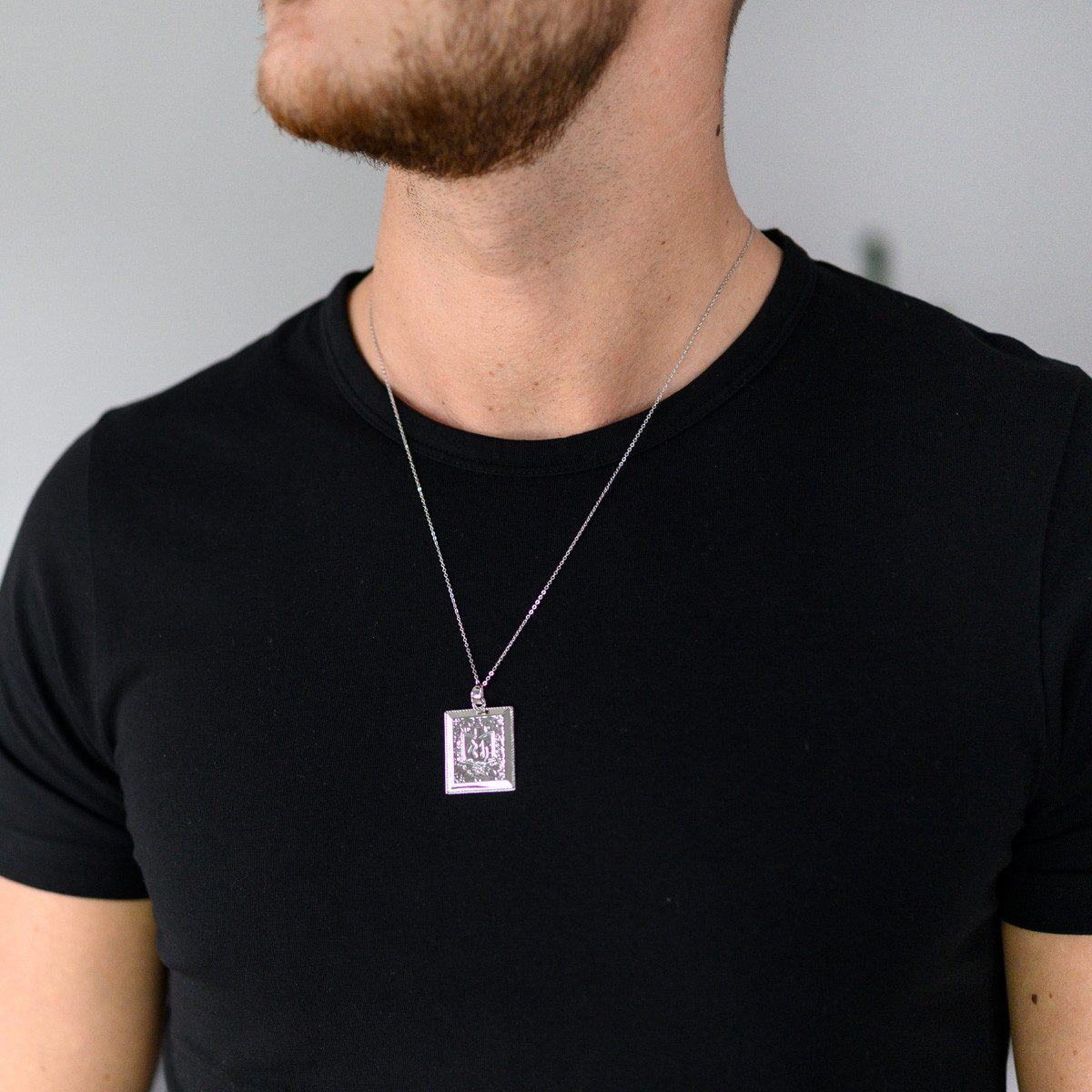 Materia Kettenanhänger Herren Silber Koran / Quran Islam KA-366, 925 Sterli günstig online kaufen