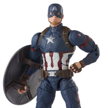 Hasbro Actionfigur Marvel Legends Series - CAPTAIN AMERICA Sam Wilson & Steve Rogers - 2 Pack, (Set, 2 Spielfiguren & viel Zubehör)