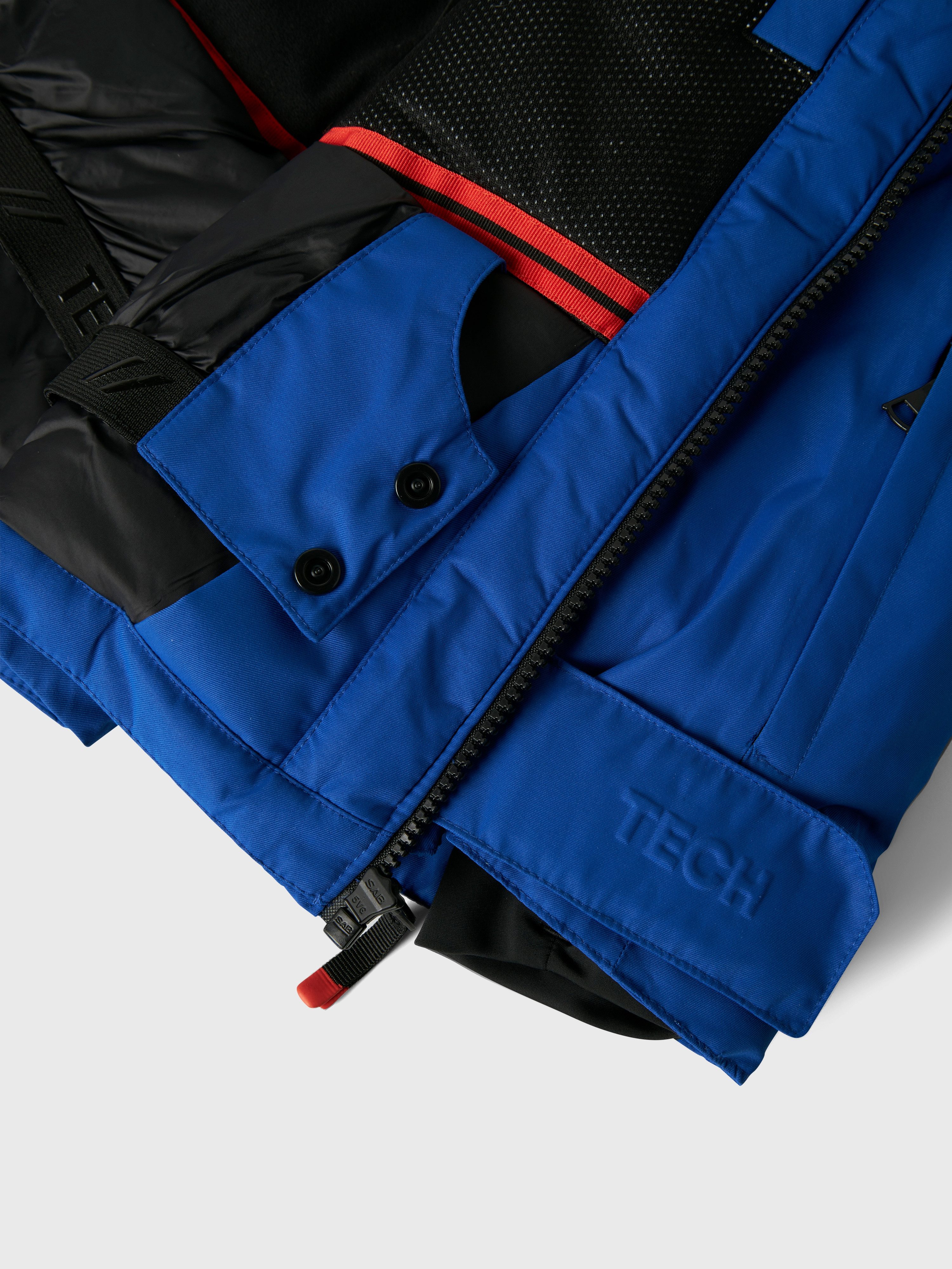 Name It Skijacke NKNSLOPE10 JACKET SKI EDITION FO NOOS Skipasstasche, Recco-Reflektor, winddicht, wasserdicht – Bild 5 von 5