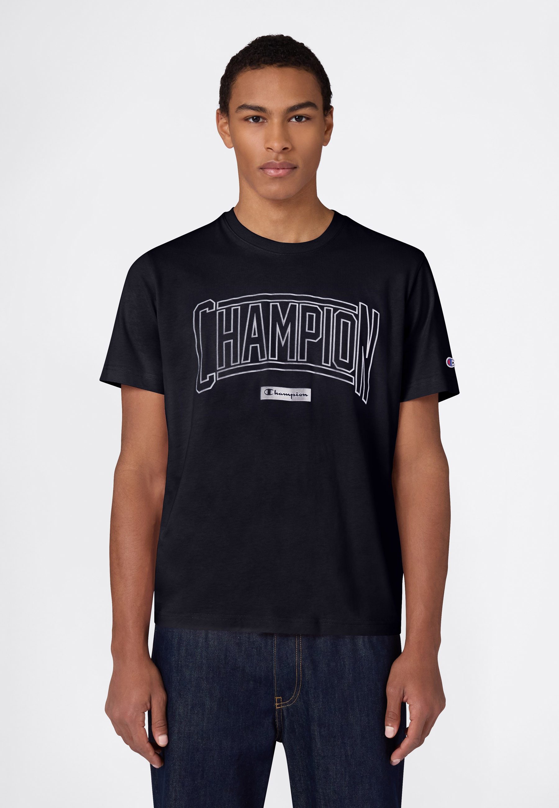 Champion T-Shirt COLLEGE Relax Fit Crewneck T-Shirt für sportliche Aktivitäten, sportlicher Stil, Rundhalsausschnitt