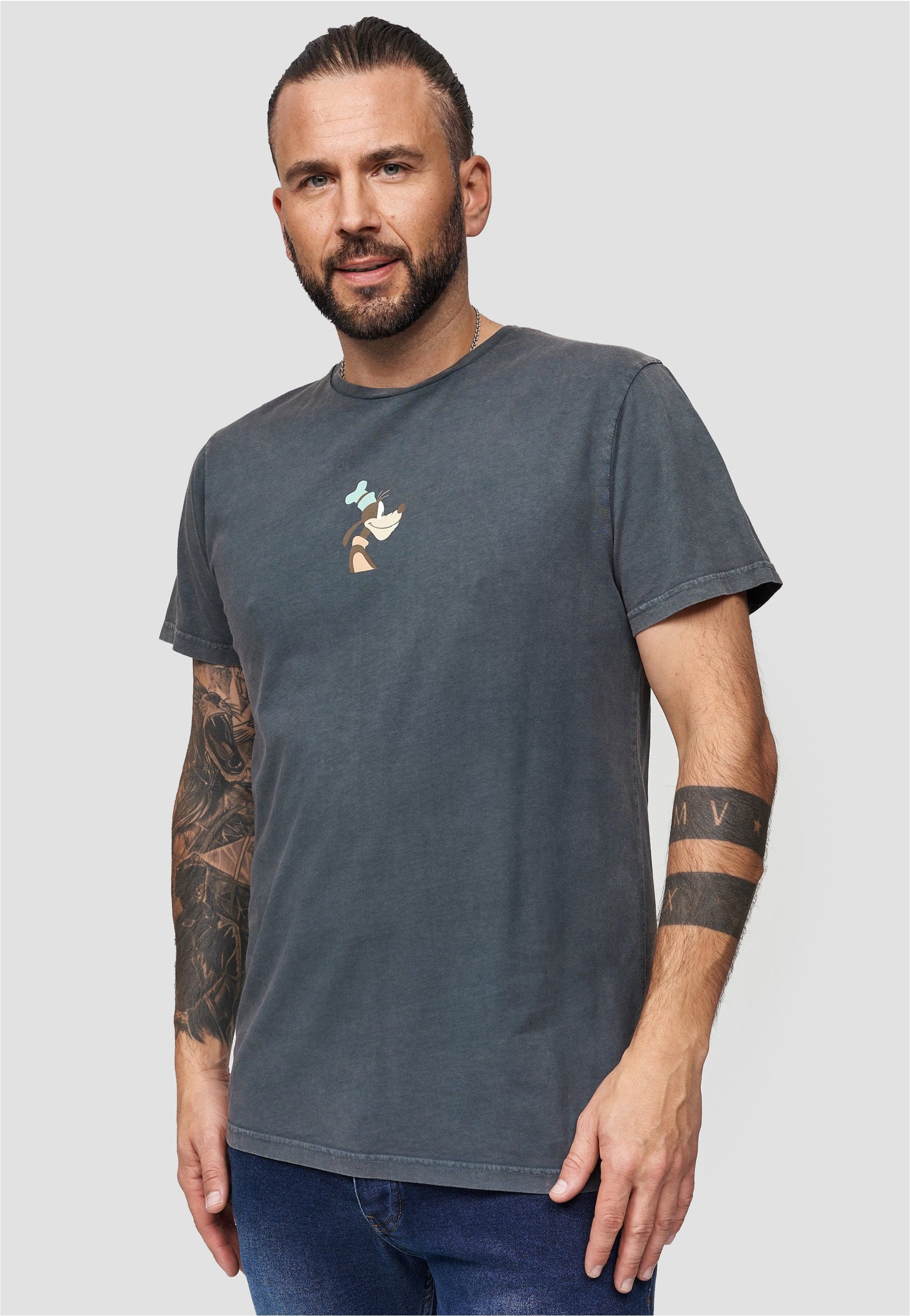 Recovered T-Shirt Disney Goofy Side Profile im zeitlosen Design