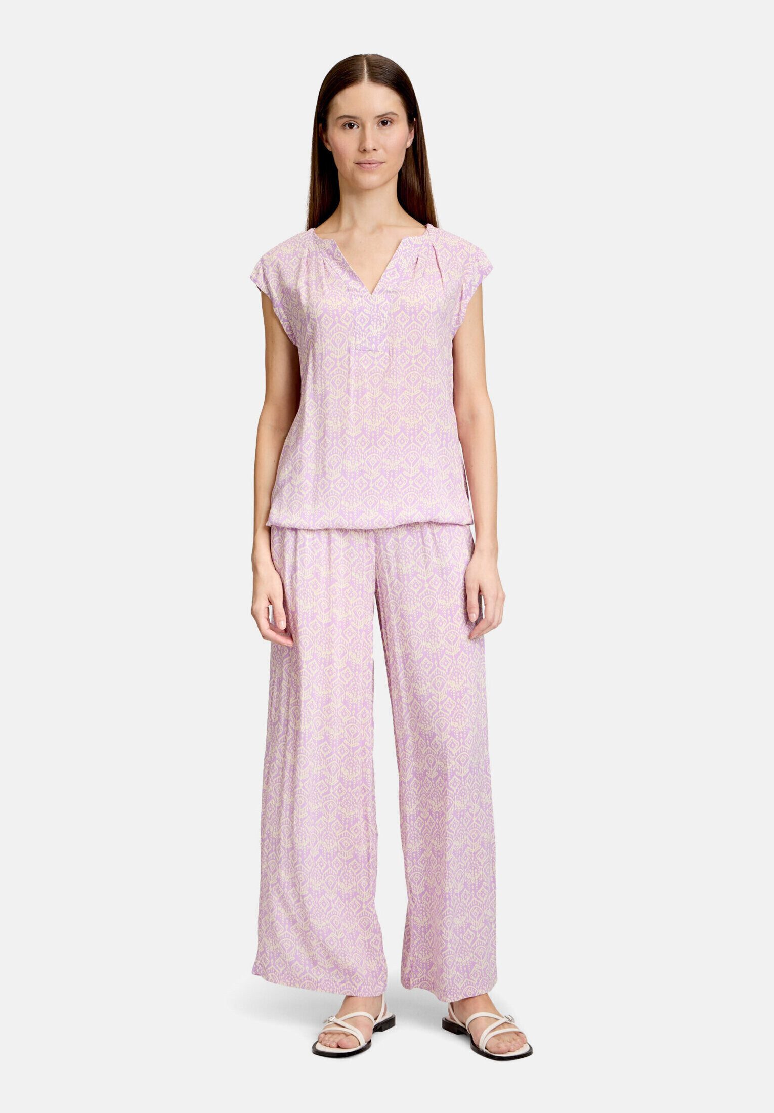 Cartoon Schlupfbluse Damen mit Muster