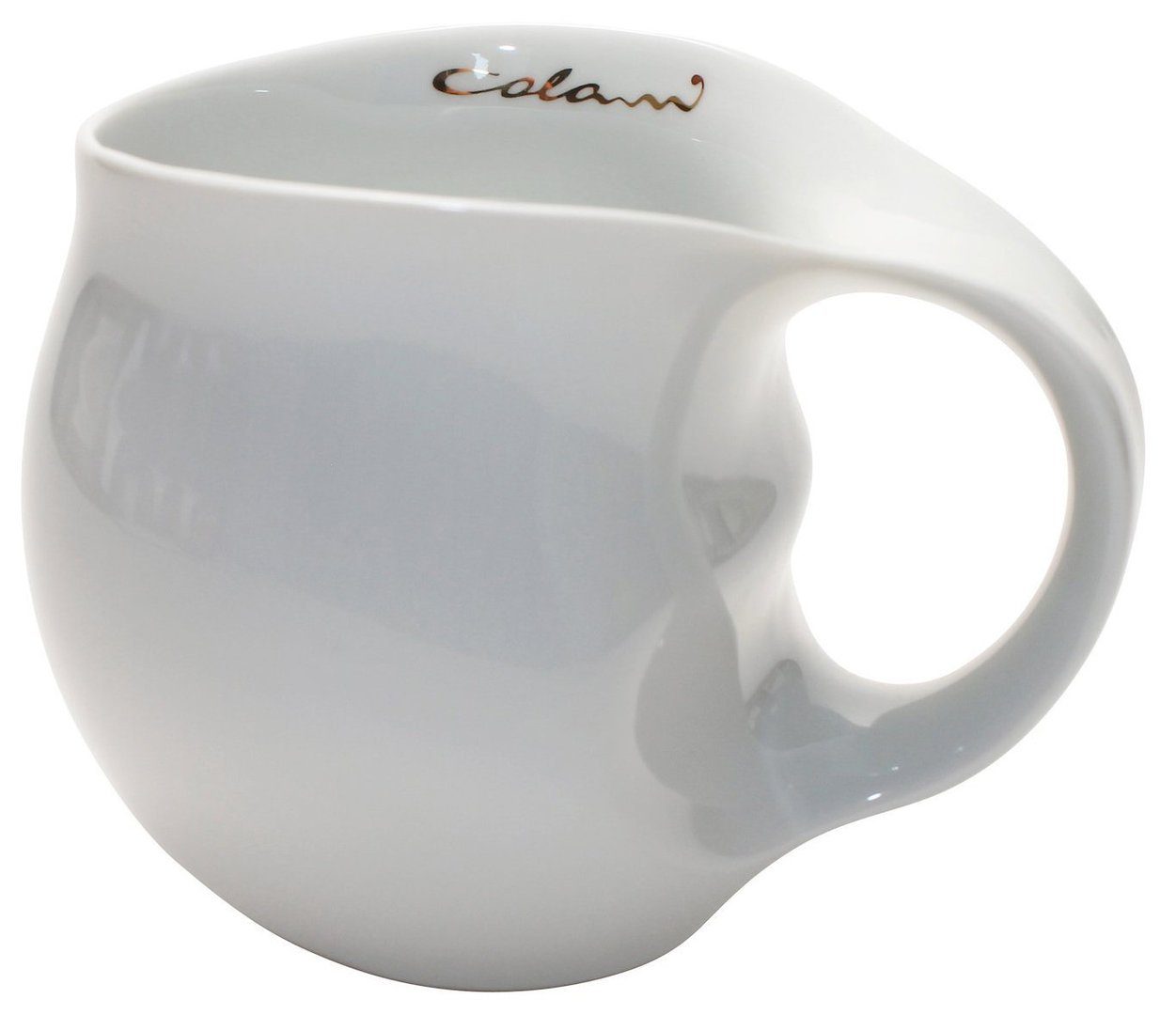 Colani Tasse Tasse Becher Kaffeetasse Weiß 260ml, 1-tlg., Porzellan, Colani Schriftzug, im Geschenkkarton