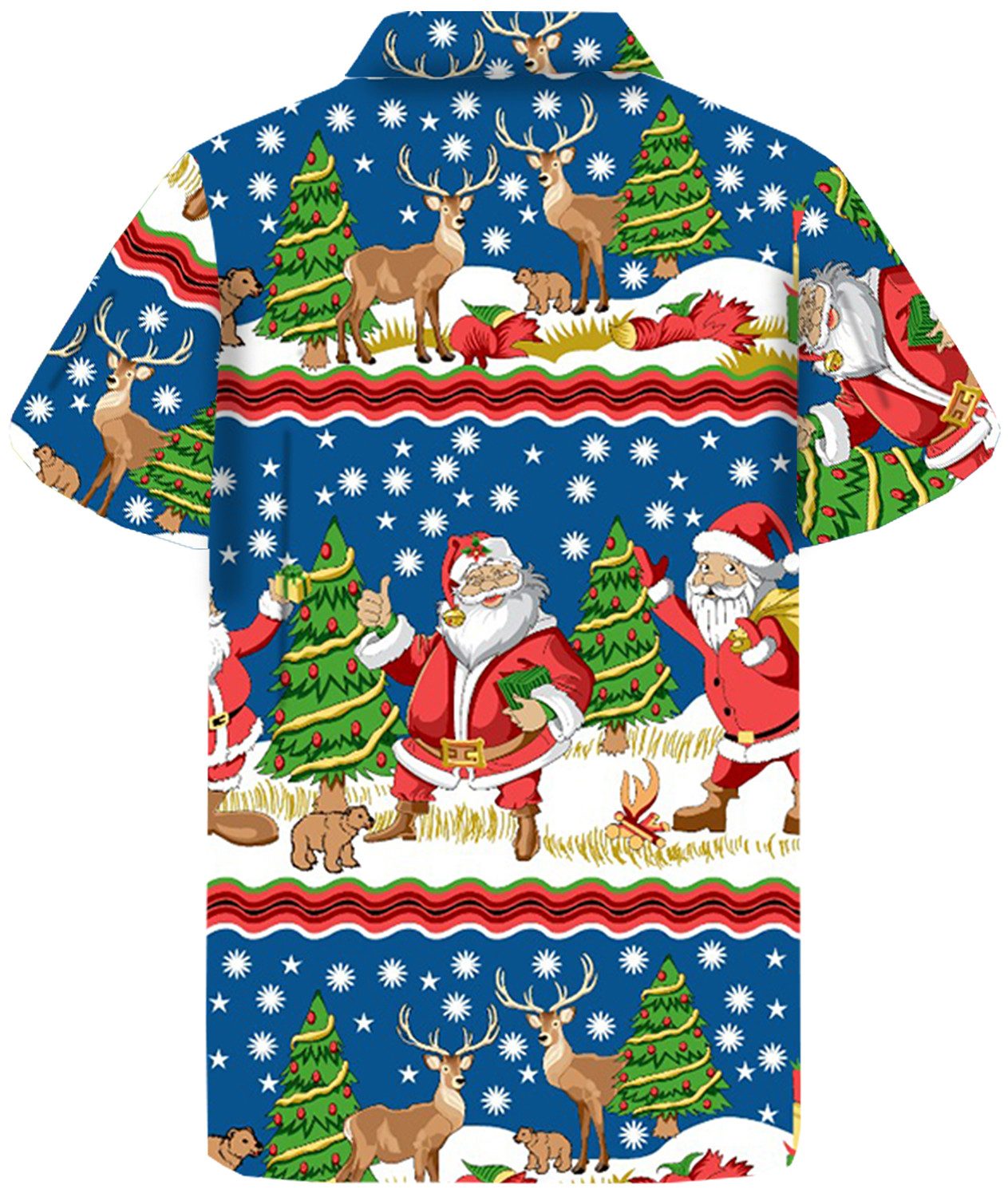 King Kameha Hawaiihemd Christmas Border Print günstig online kaufen