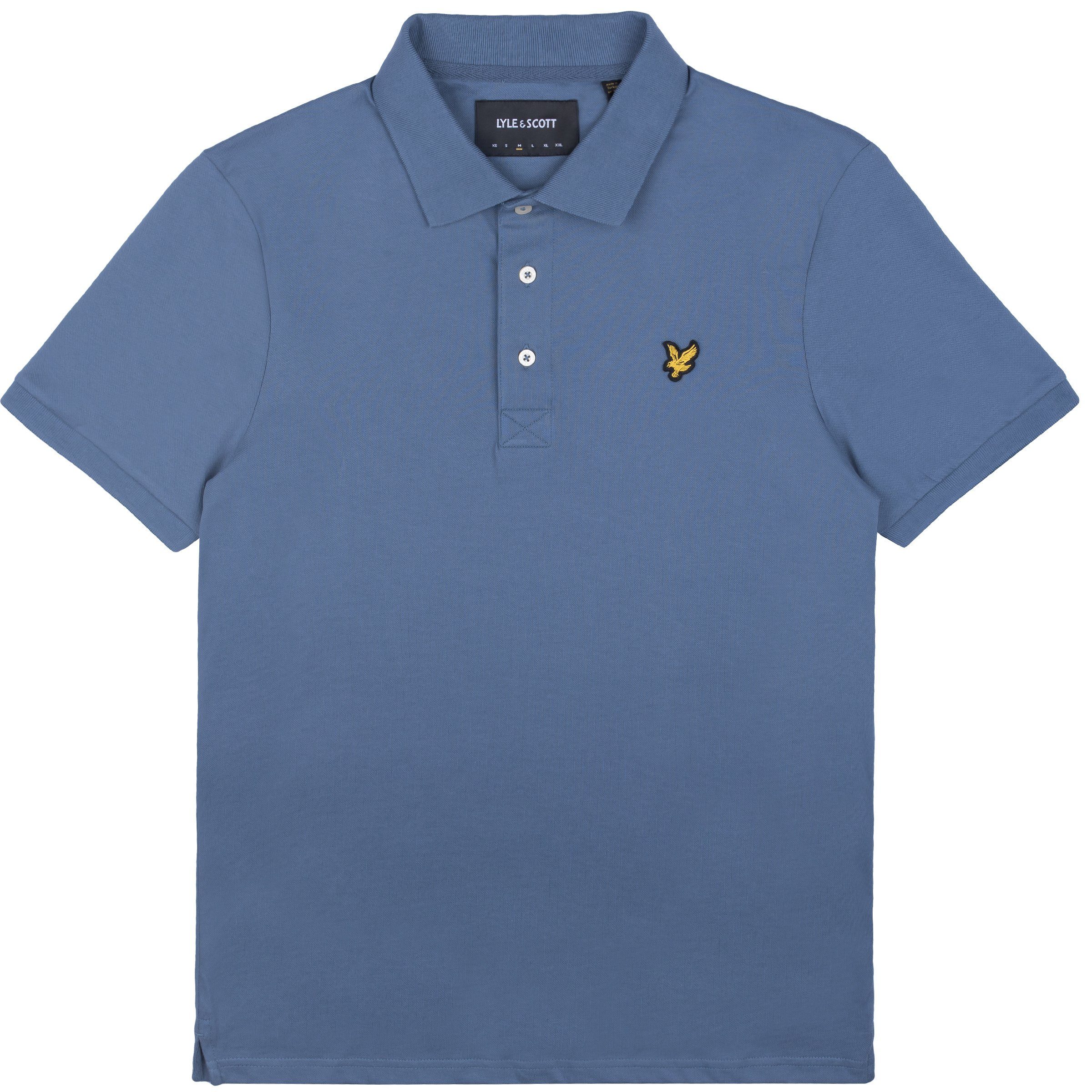 Adult Polo Lyle blue Poloshirt & Herren & Scott Plain Lyle slate Poloshirt Scott
