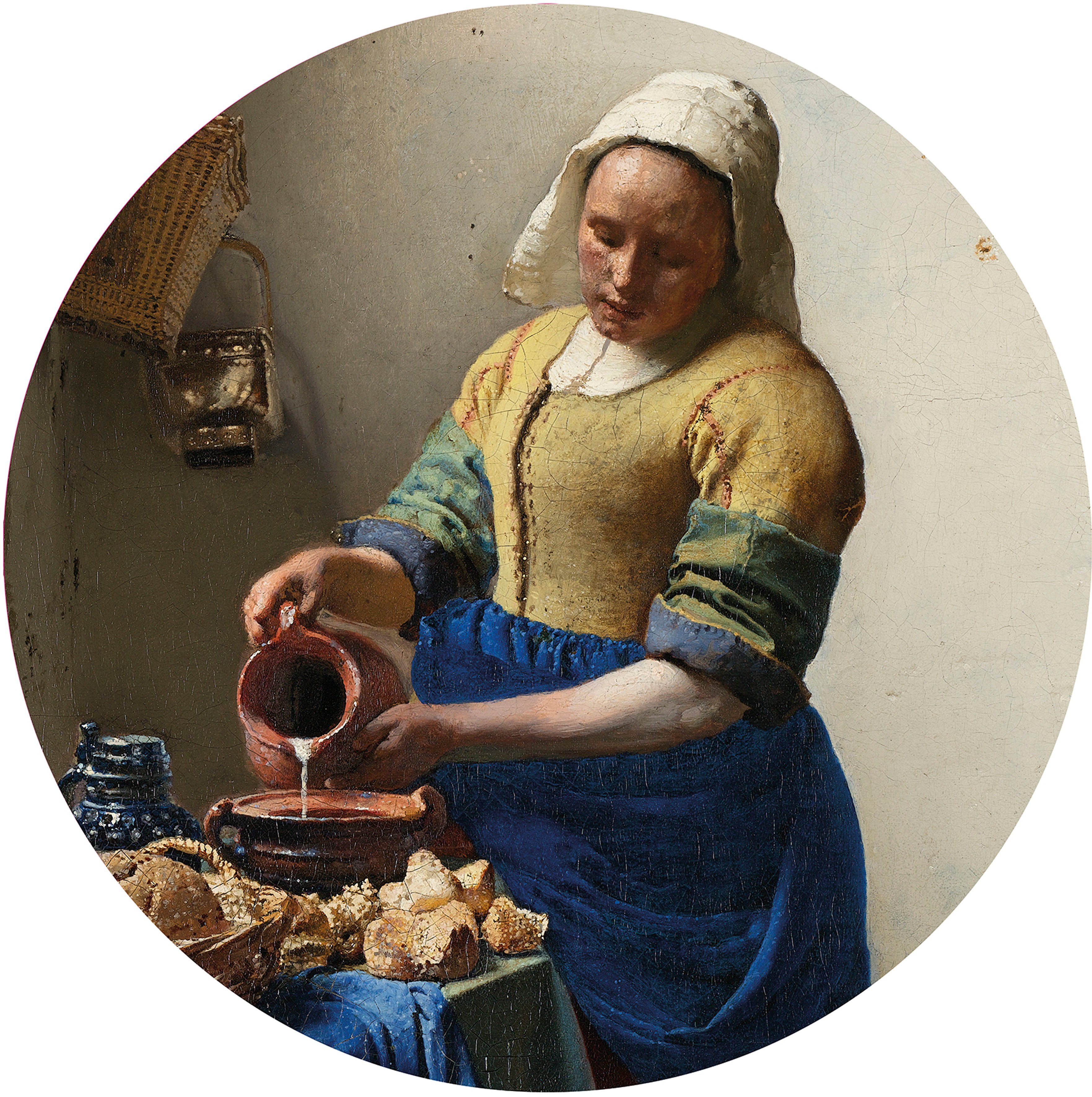 (1 Wandtattoo Milchmädchen St) the home Vermeer Art for