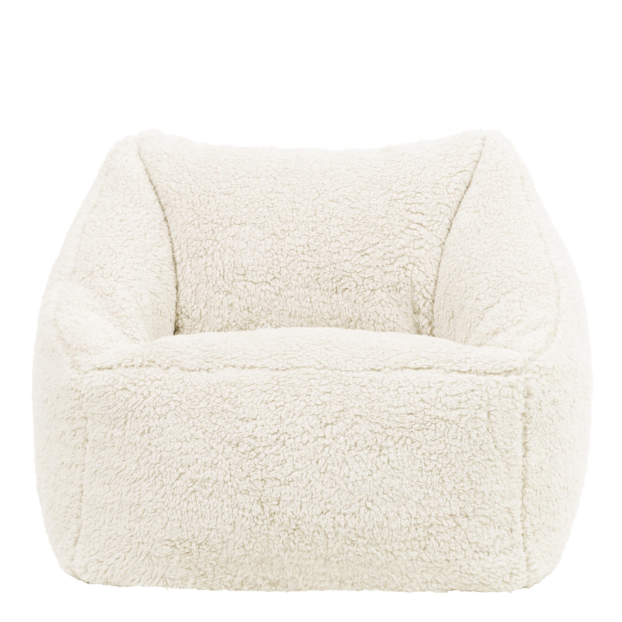 icon Sitzsack Flauschig für Kinder „Teddybär“, 55x44cm, Made in Germany, für Kinderzimmer – Bild 4 von 5
