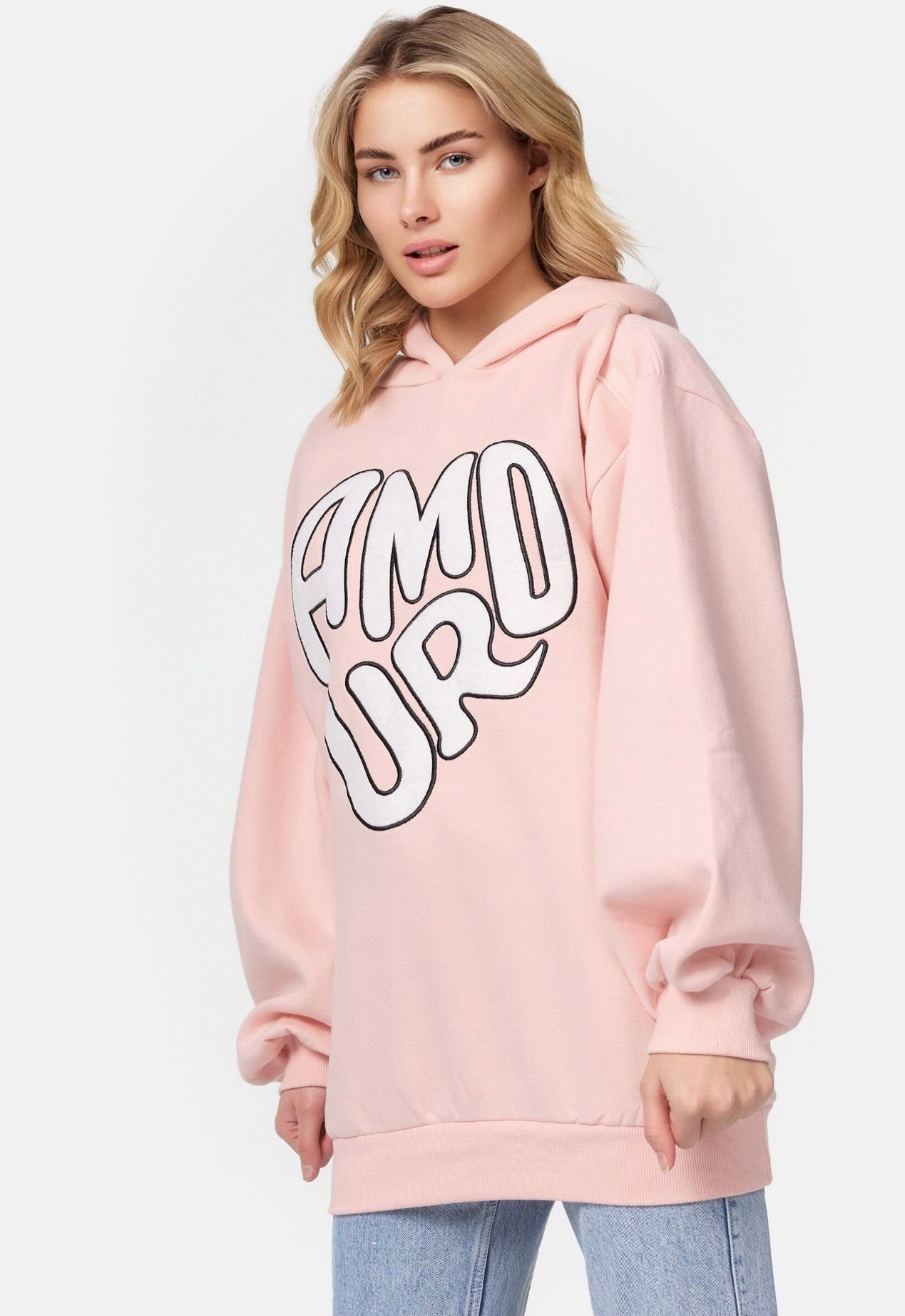 Worldclassca Hoodie Worldclassca Oversized Hoodie "AMOUR" günstig online kaufen